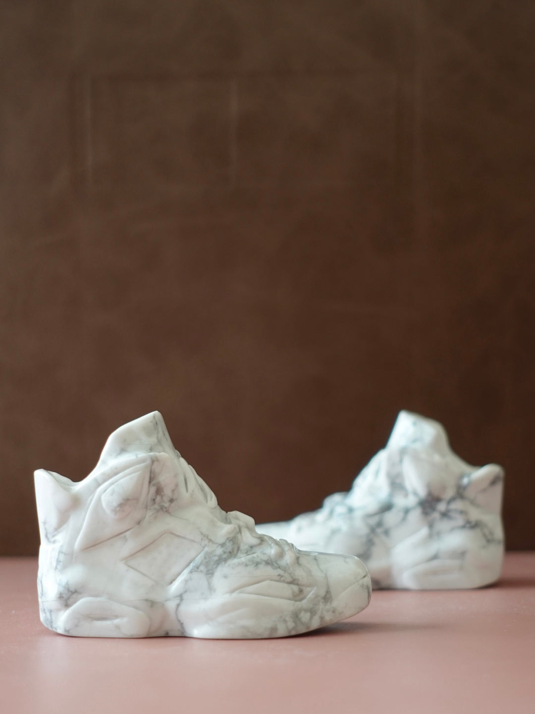 Howlite Sneaker Carving