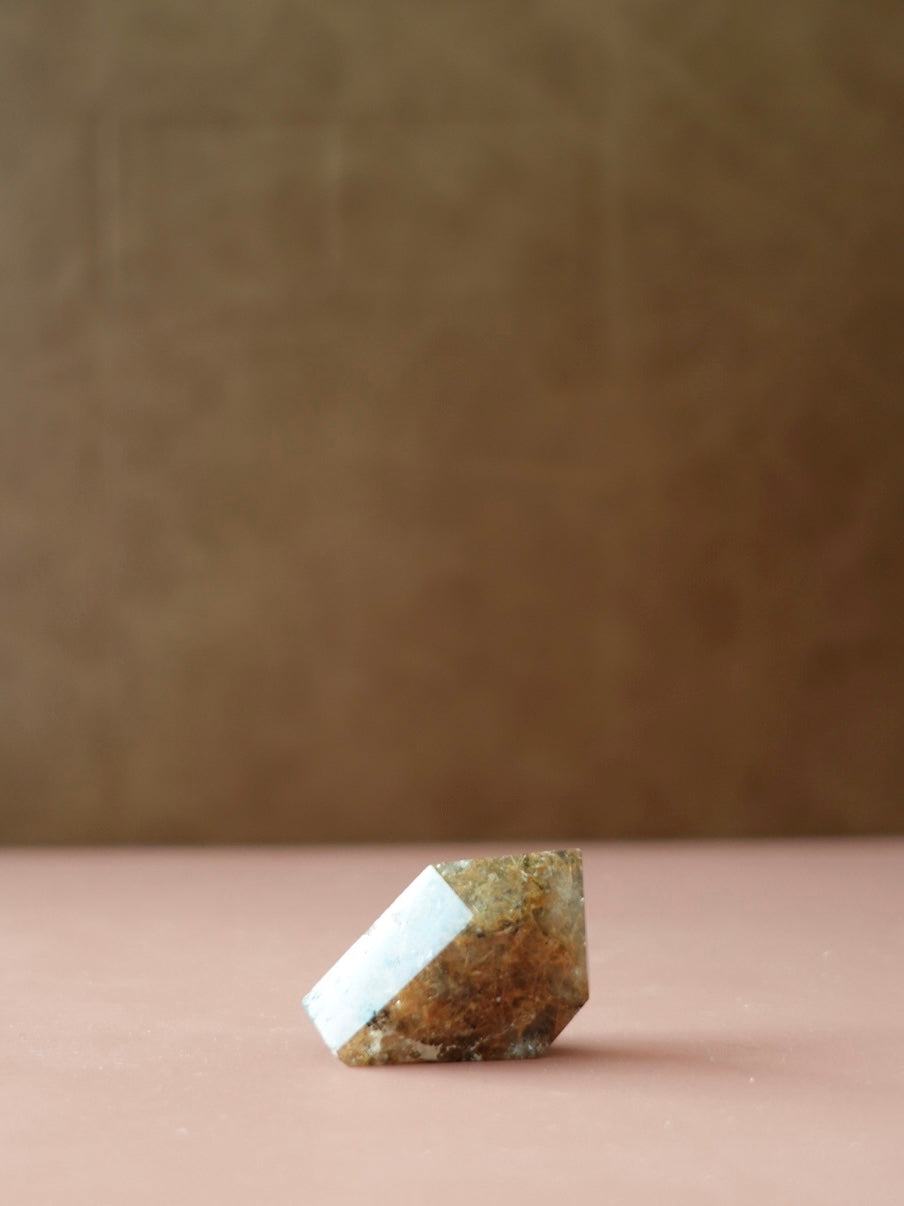 Garden Quartz With Gold Rutile Tower | 9GRC