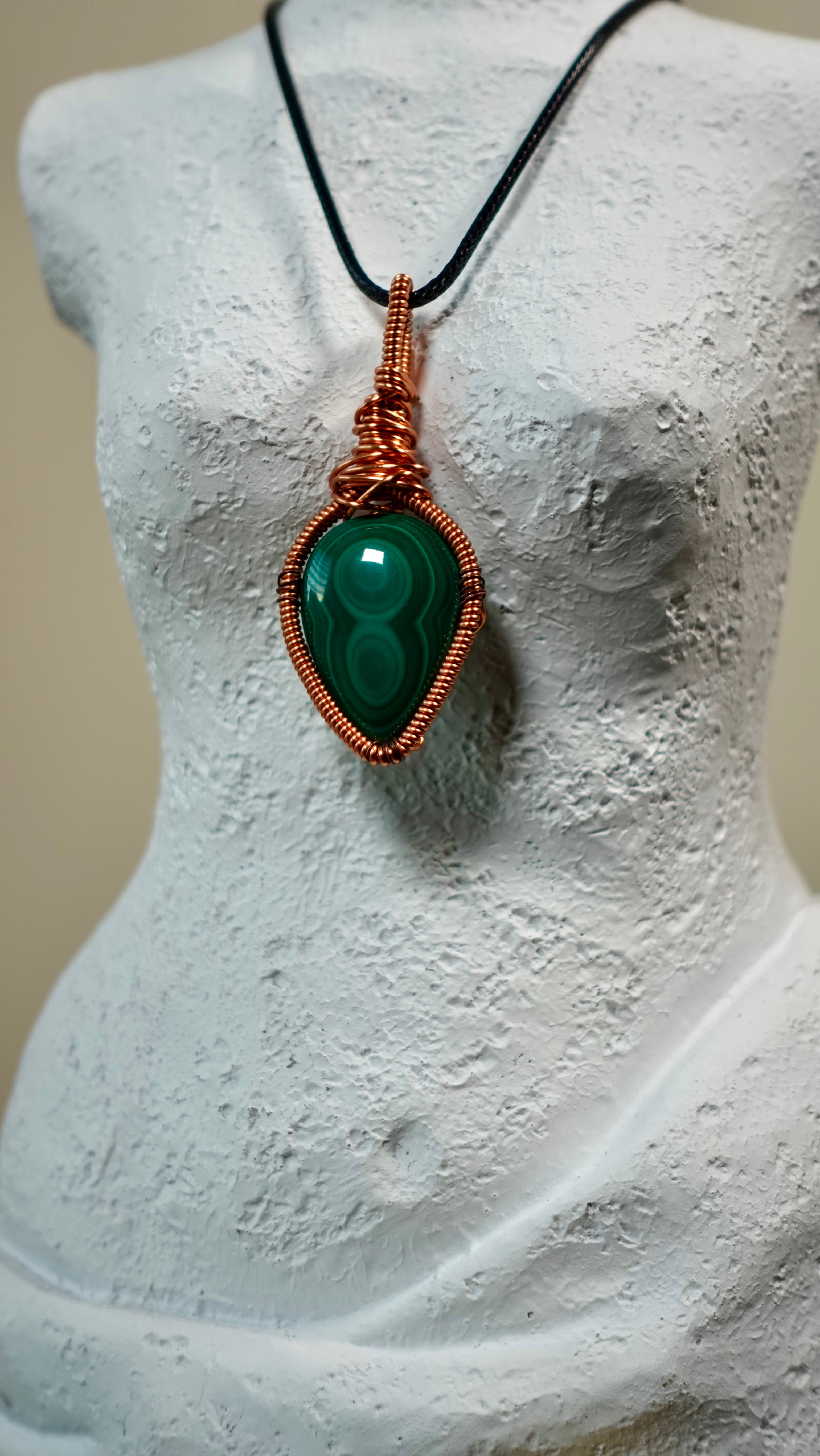 Malachite Wired Necklace