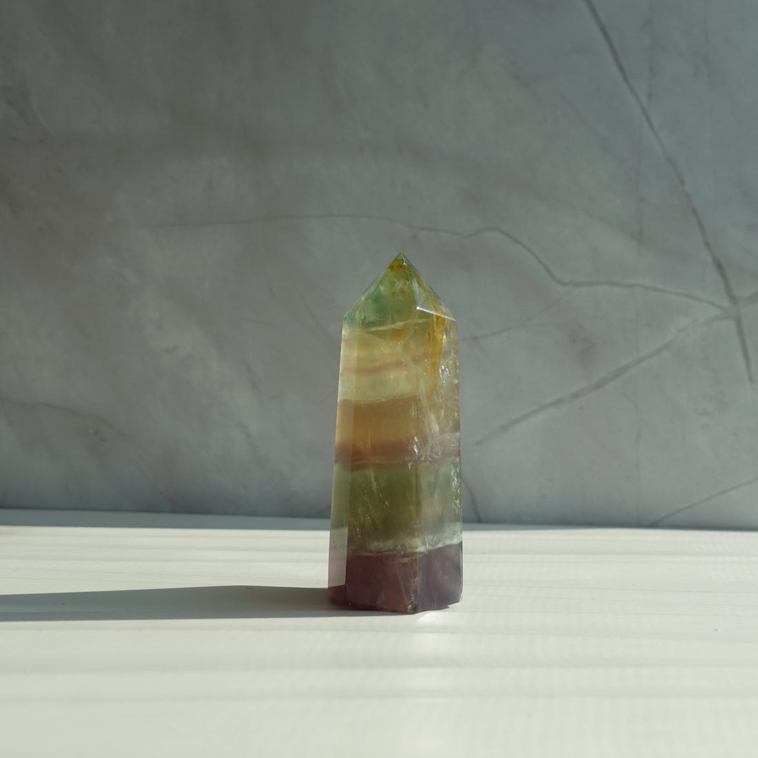 Rainbow Fluorite Tower | 15