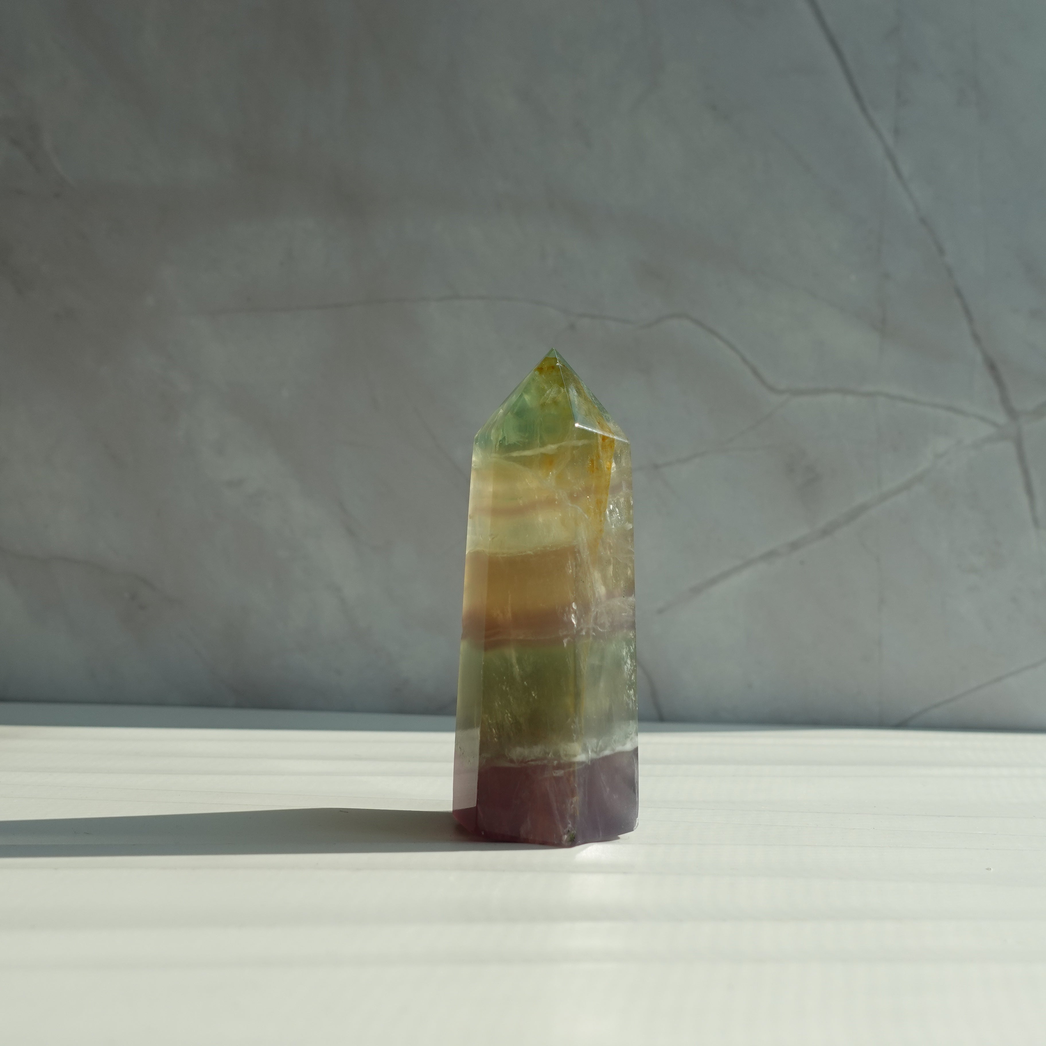 Rainbow Fluorite Tower | 15