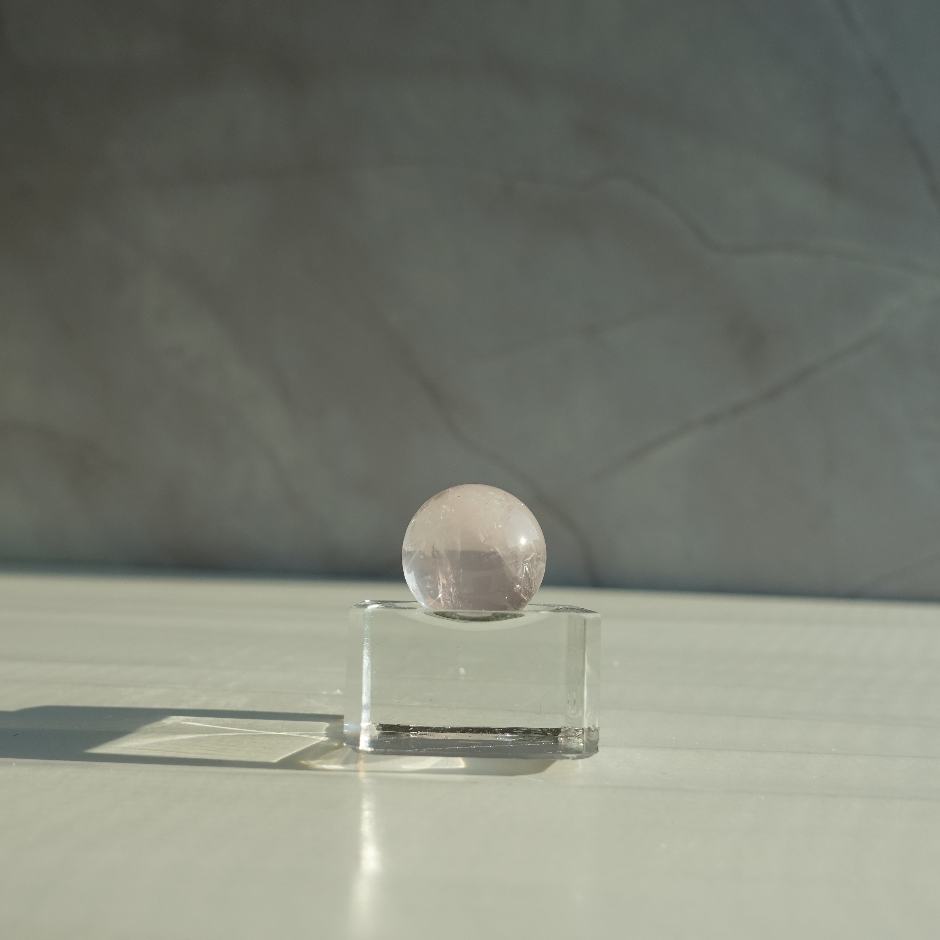 Mini Rose Quartz Sphere
