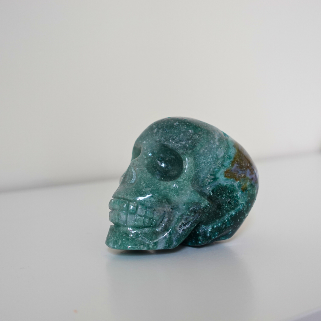 Sea Jasper Skull