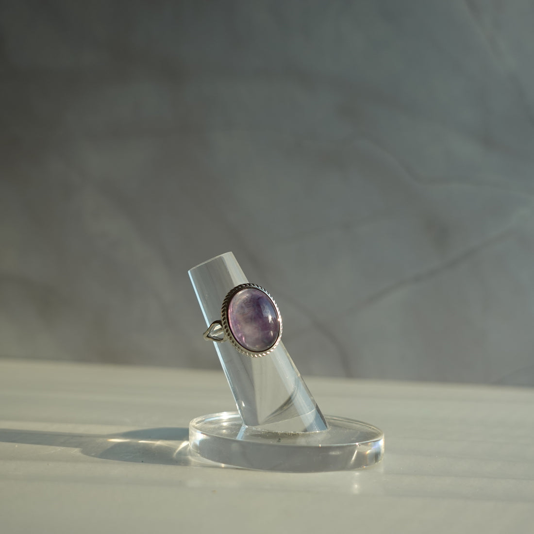 Rainbow Fluorite Ring