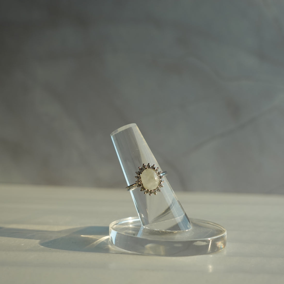 Moonstone Oval Ring