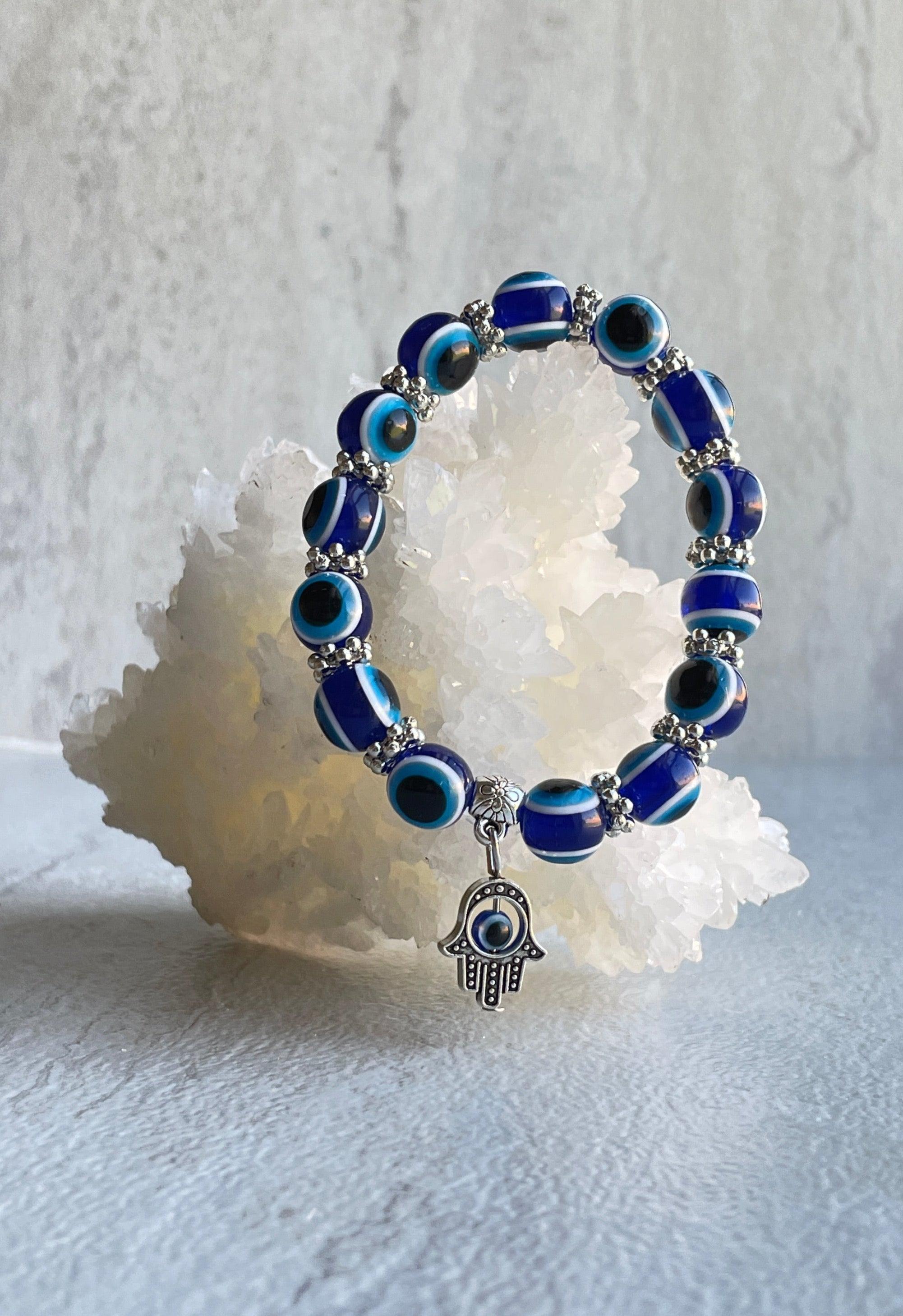 Evil Eye Hamsa Bracelet Protection | Strength | Peace | Open Flow Of Communication meliixii