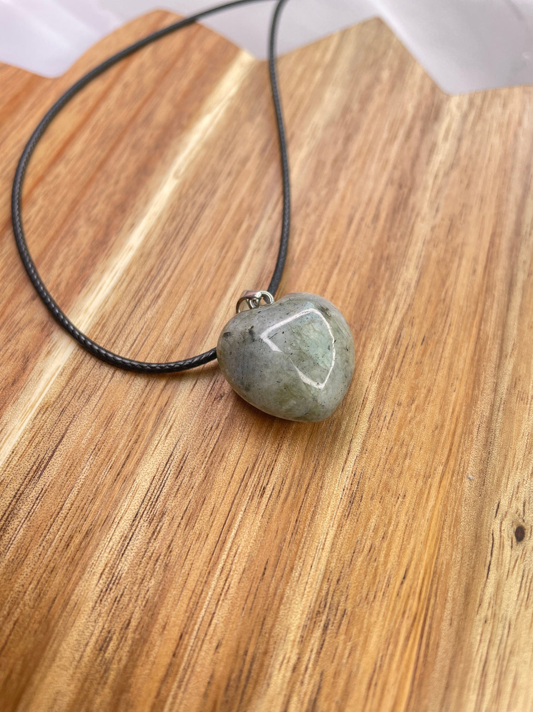 Labradorite Heart Necklace