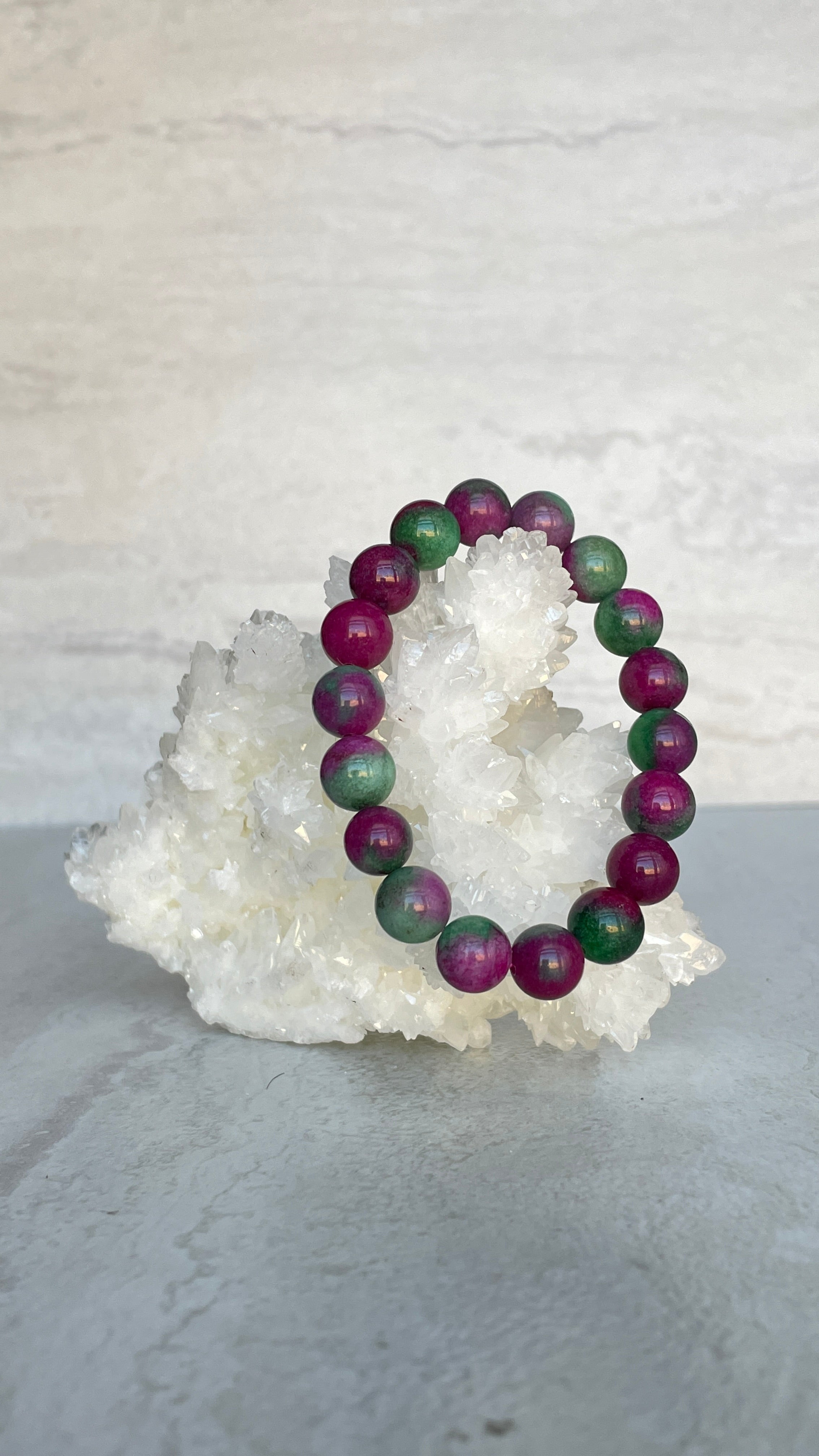 Ruby Zoisite Bracelet
