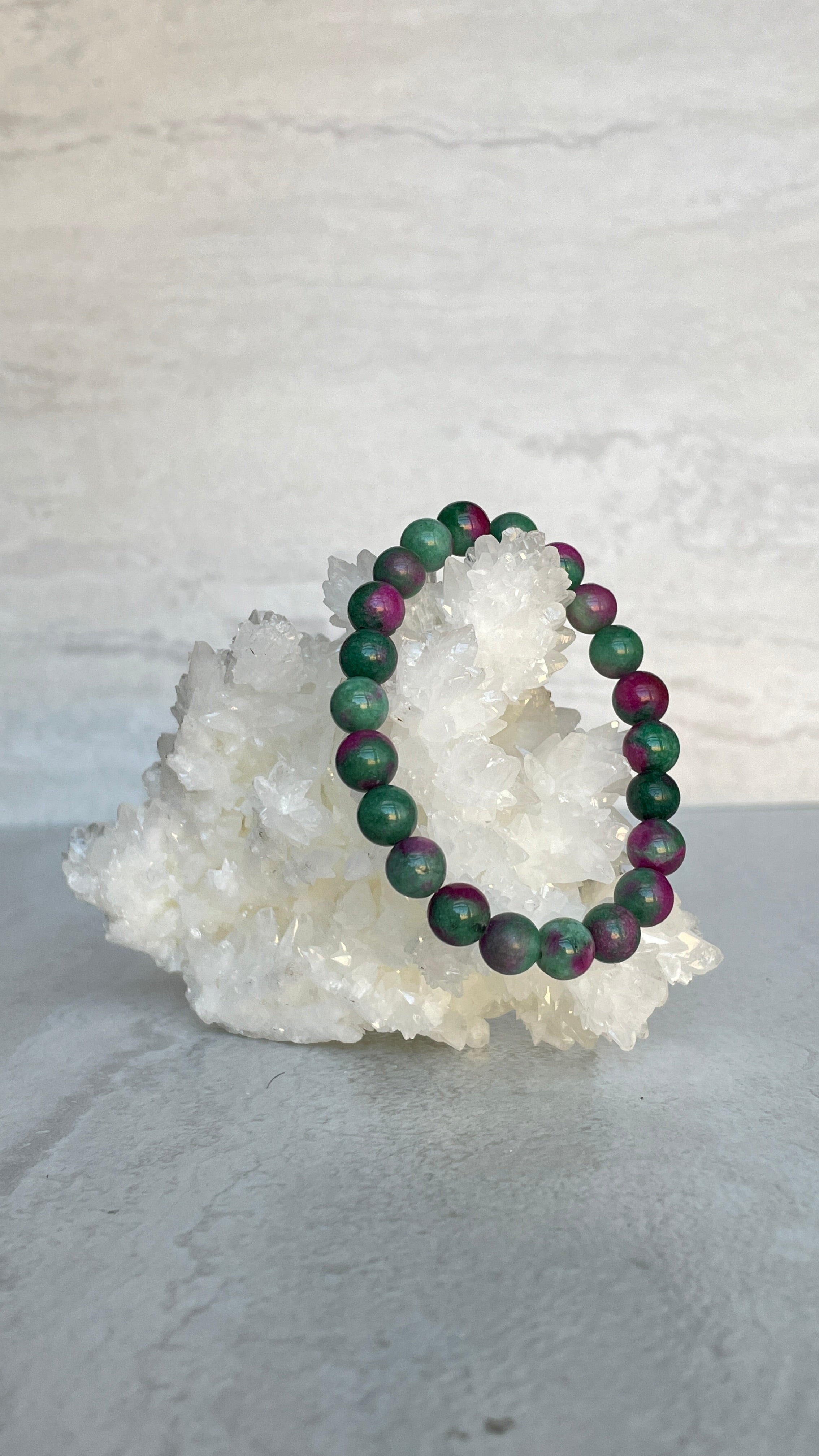 Ruby Zoisite Bracelet