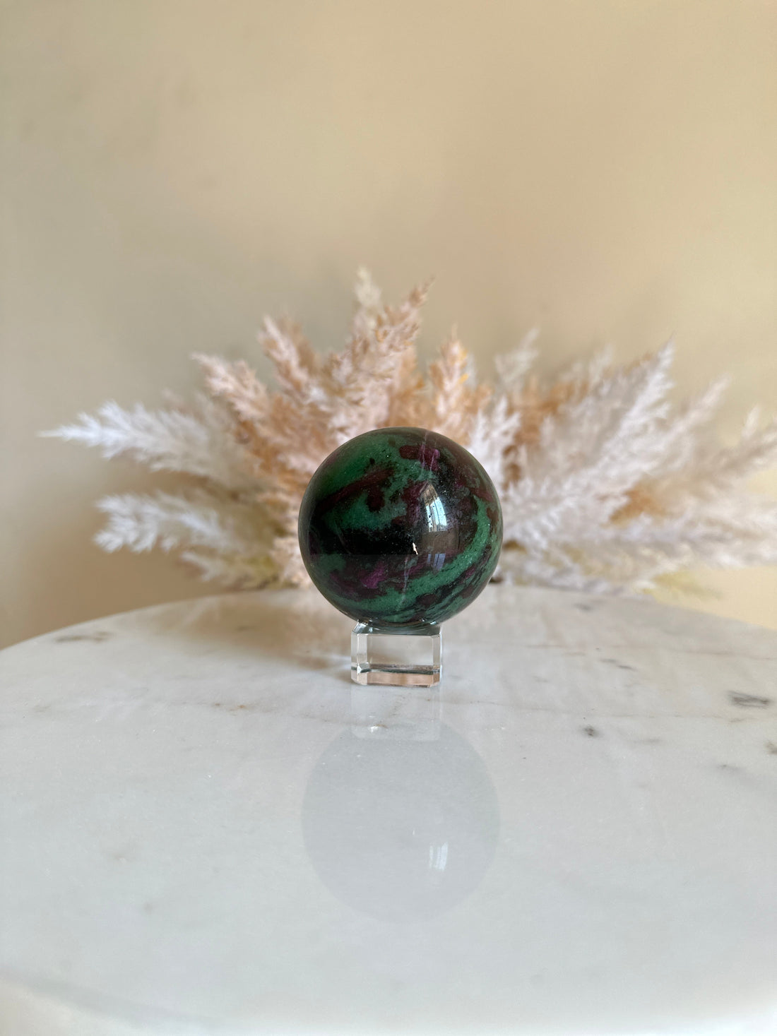 Ruby Zoisite Sphere | 28