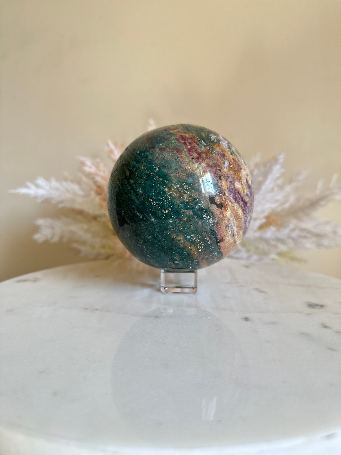 Sea "Ocean" Jasper Sphere | 90