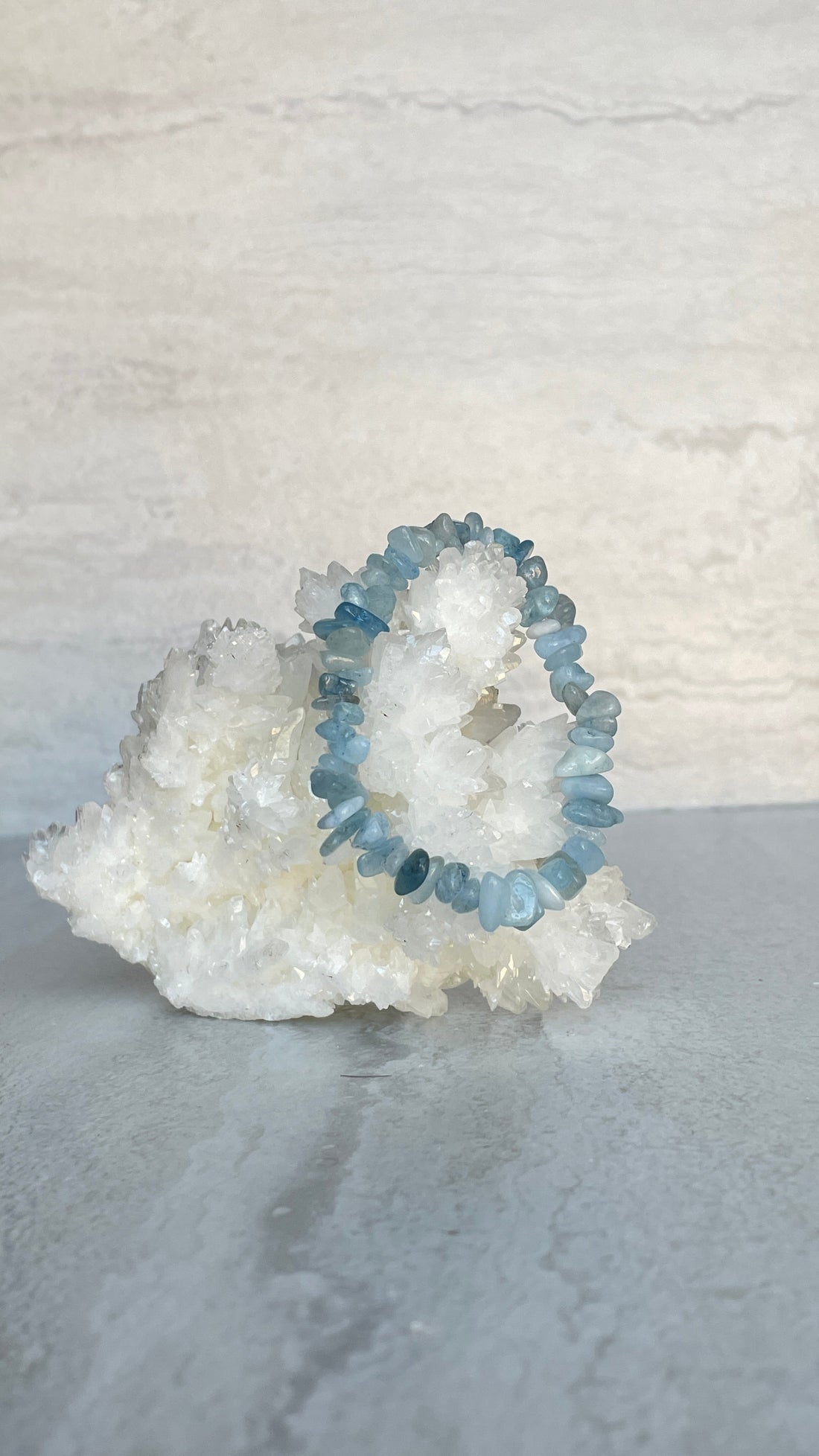 Aquamarine Chips Bracelet