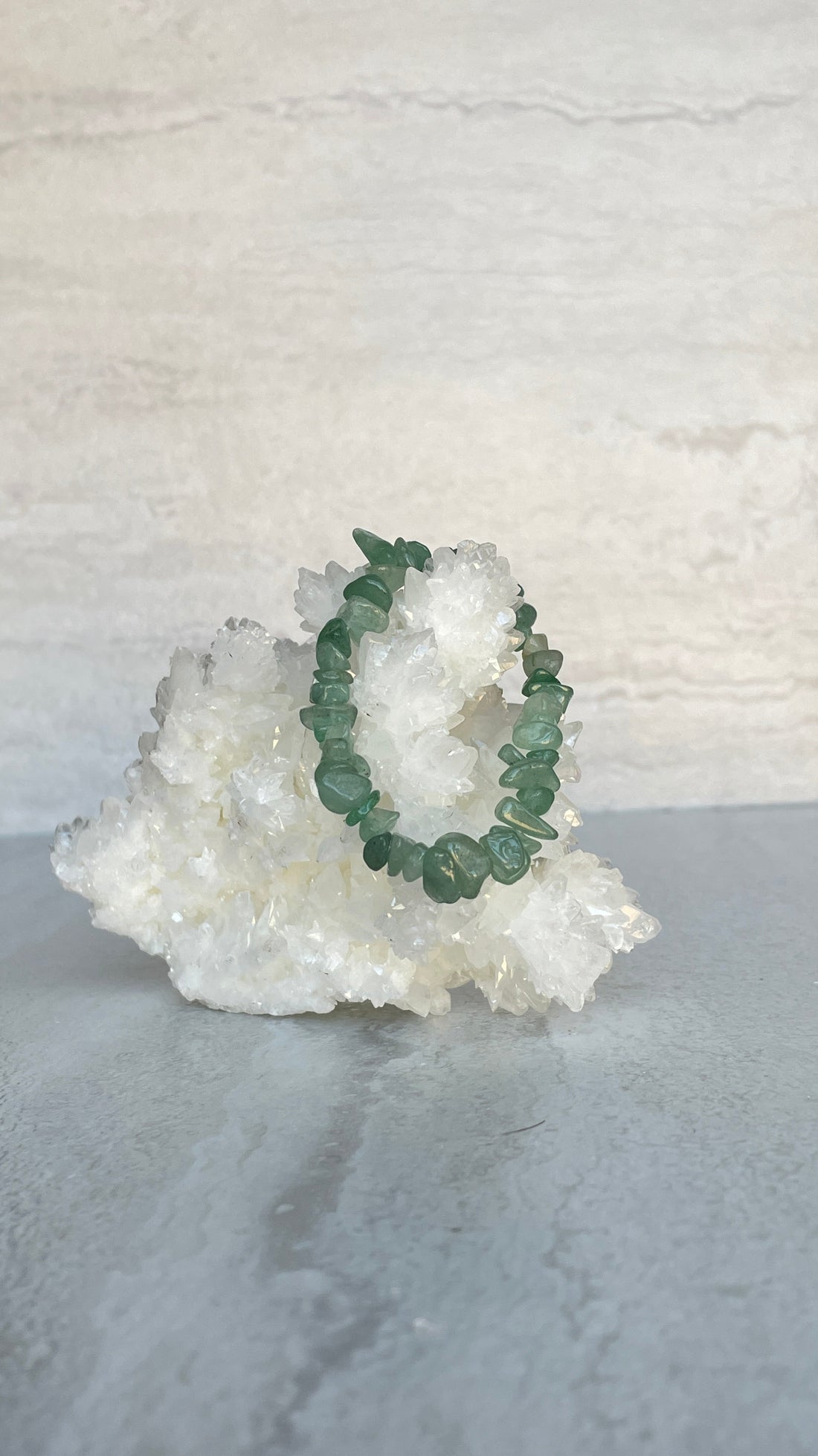 Green Aventurine Chips Bracelet