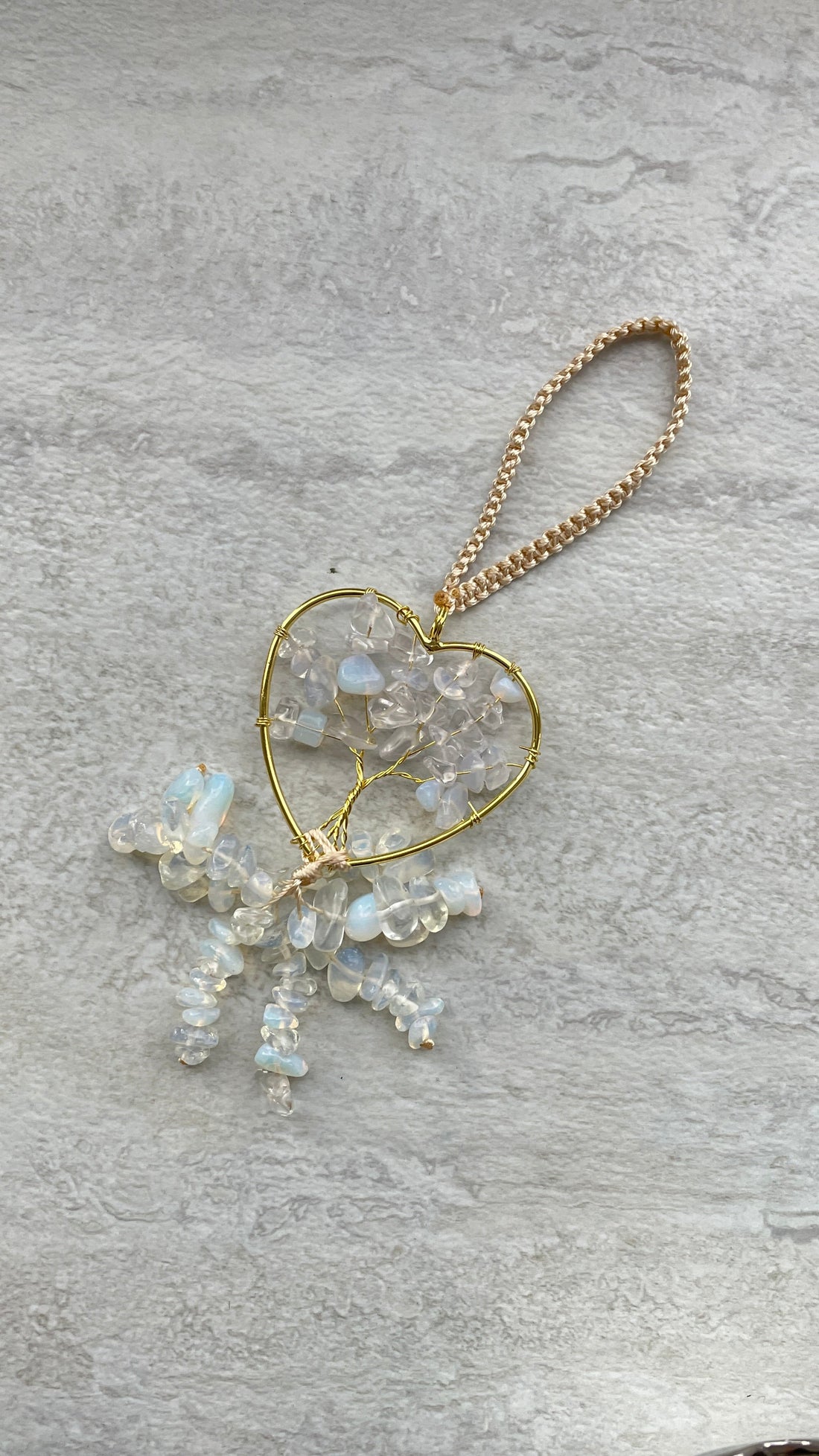 Heart Shaped Tree Of Life Decorative Hanging