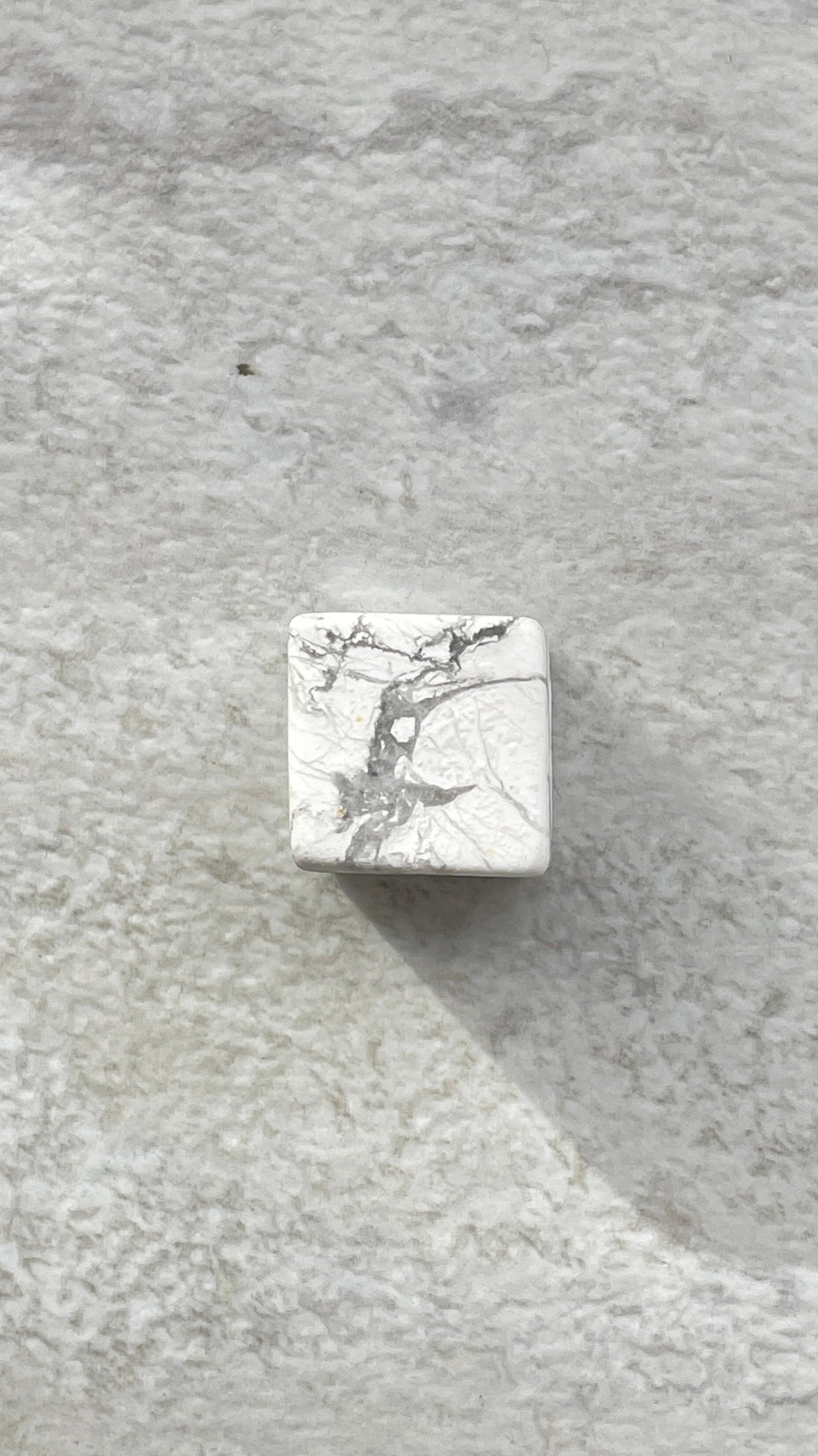 Howlite Cube