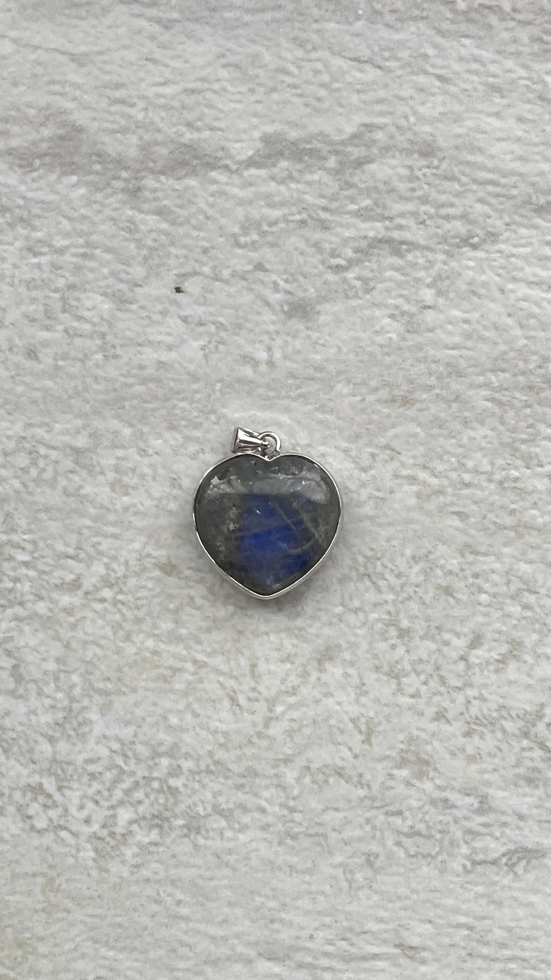 Labradorite Heart Pendant