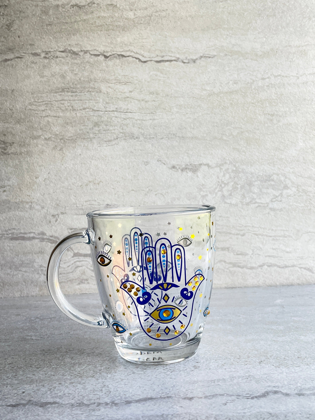 Evil Eye Hamsa Hand Mug