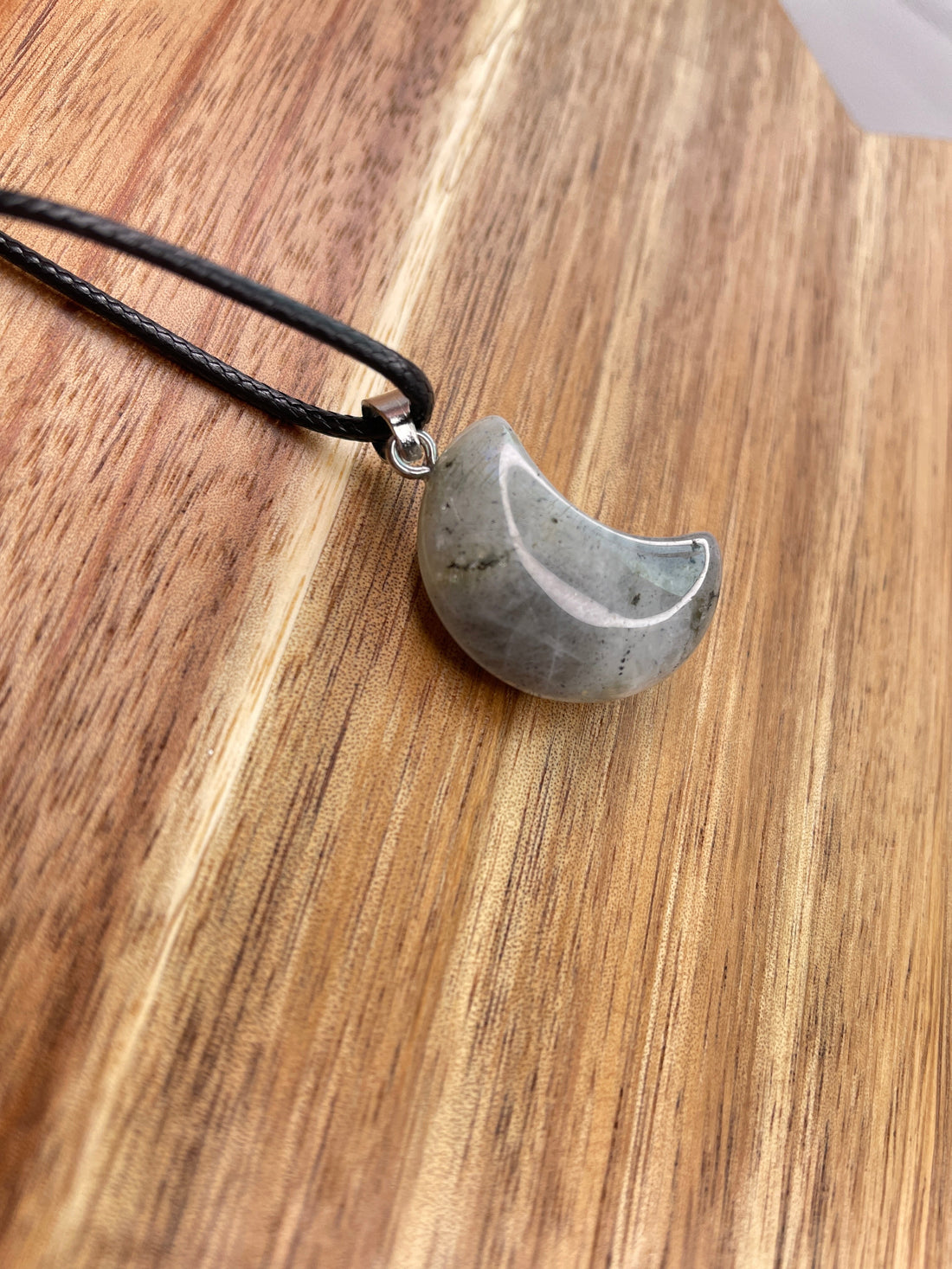 Labradorite Moon Neckless
