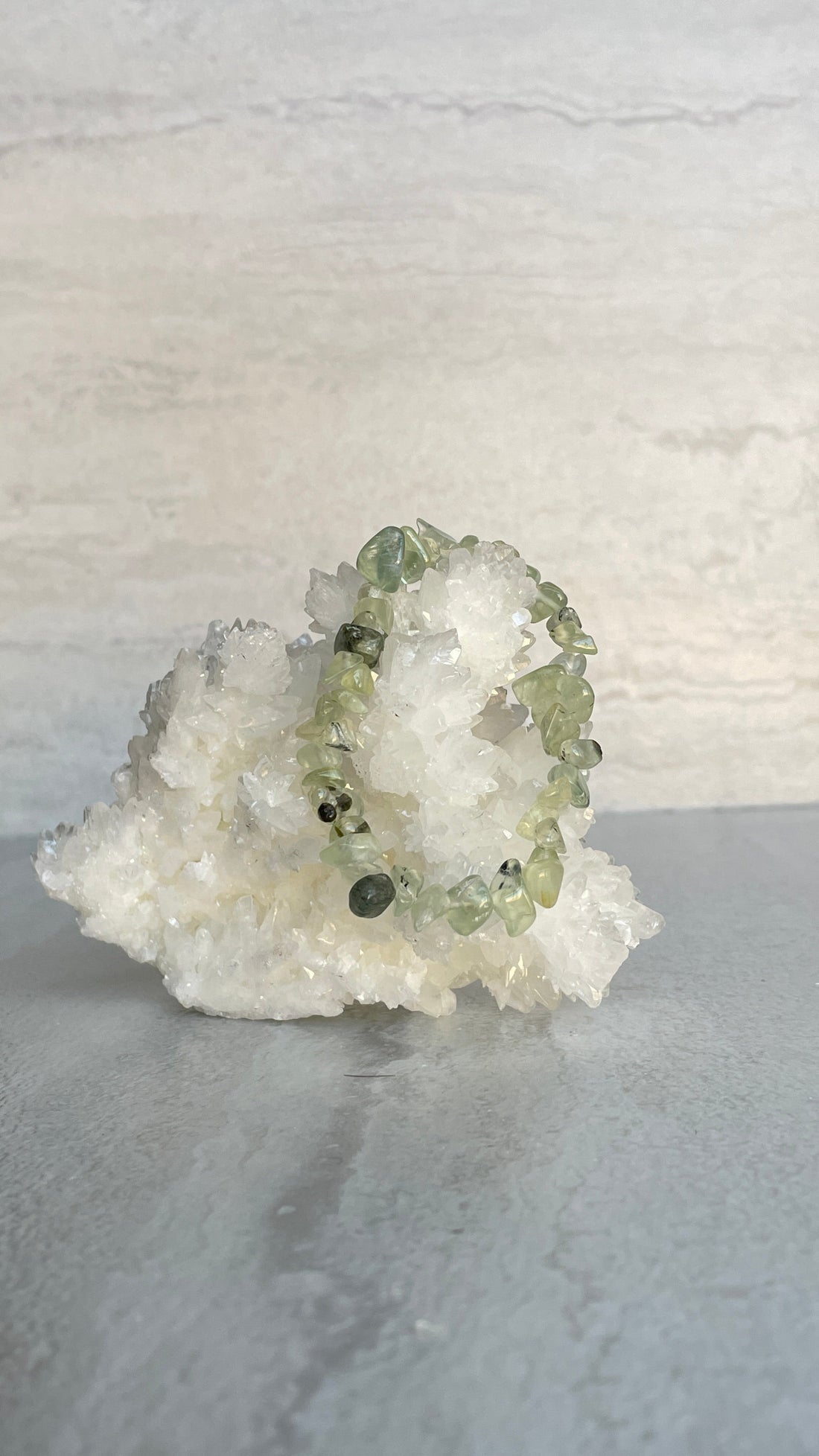 Prehnite Chips Bracelet