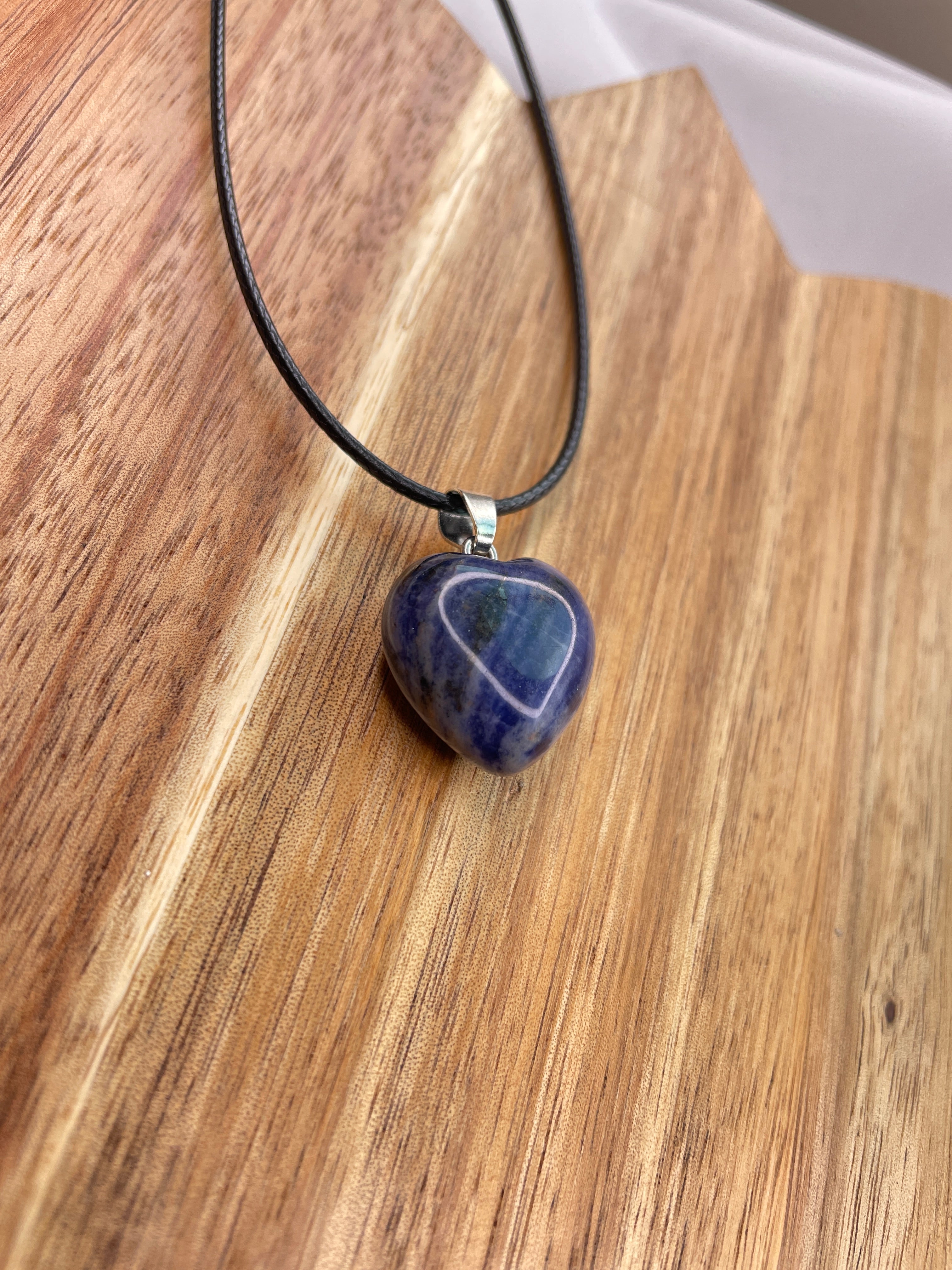 Sodalite Heart Necklace
