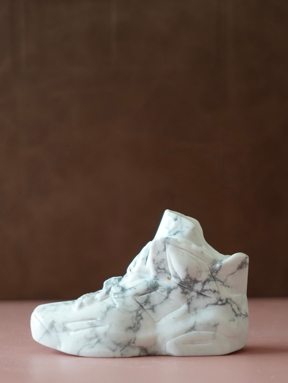 Howlite Sneaker Carving
