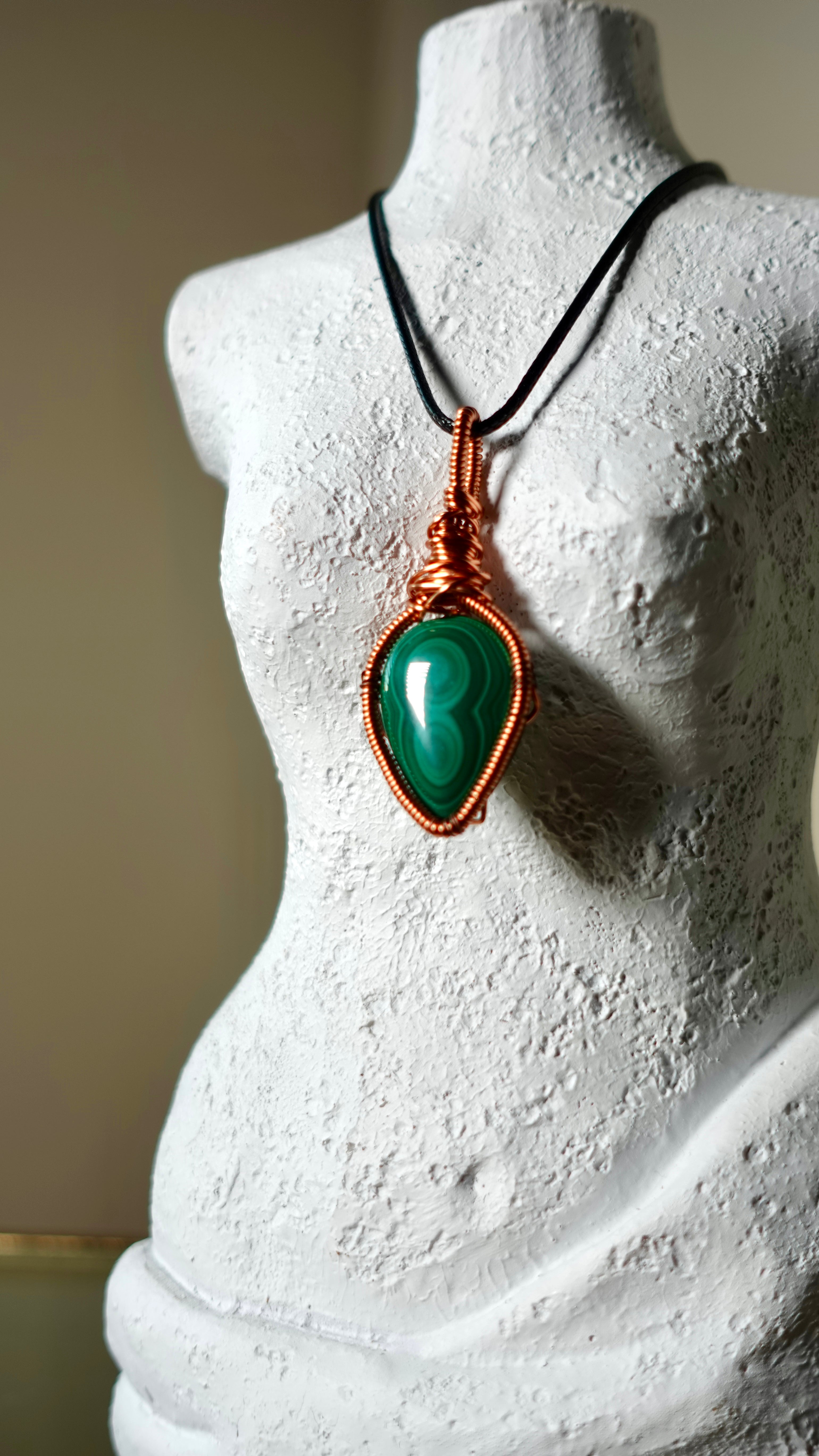 Malachite Wired Necklace