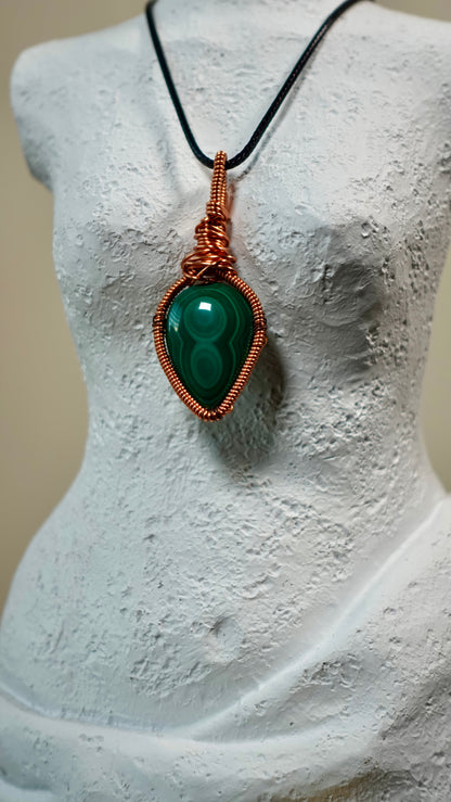 Malachite Wired Necklace