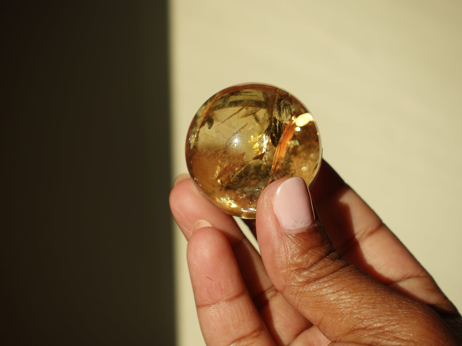 AAA-grade Natural Citrine spheres from Congo