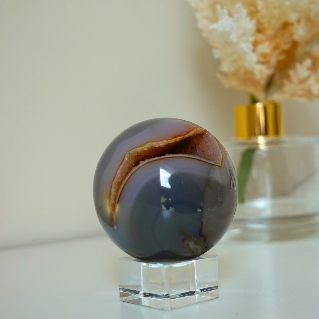 Druzy Agate Sphere | 75