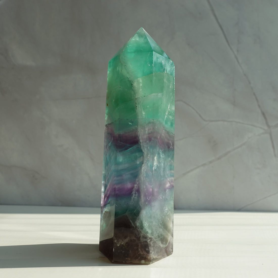 Rainbow Fluorite Tower | 98