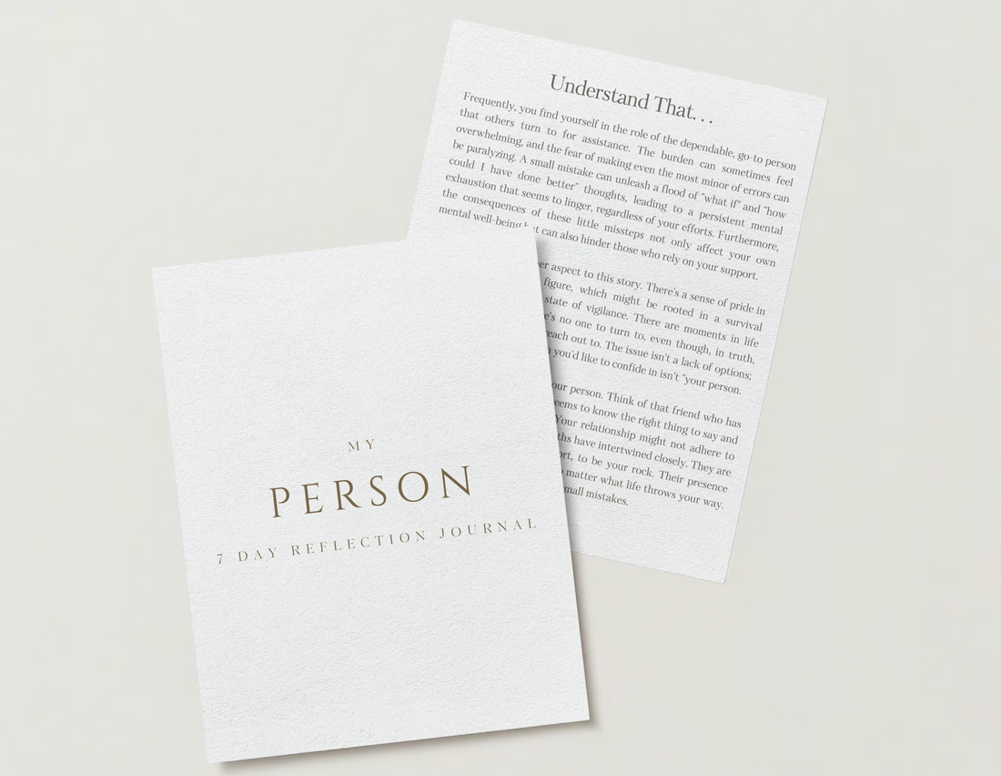 My Person - A 7-day Journal
