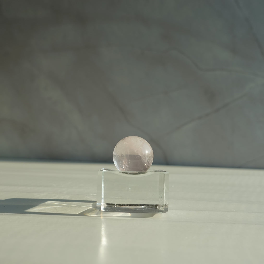 Mini Rose Quartz Sphere