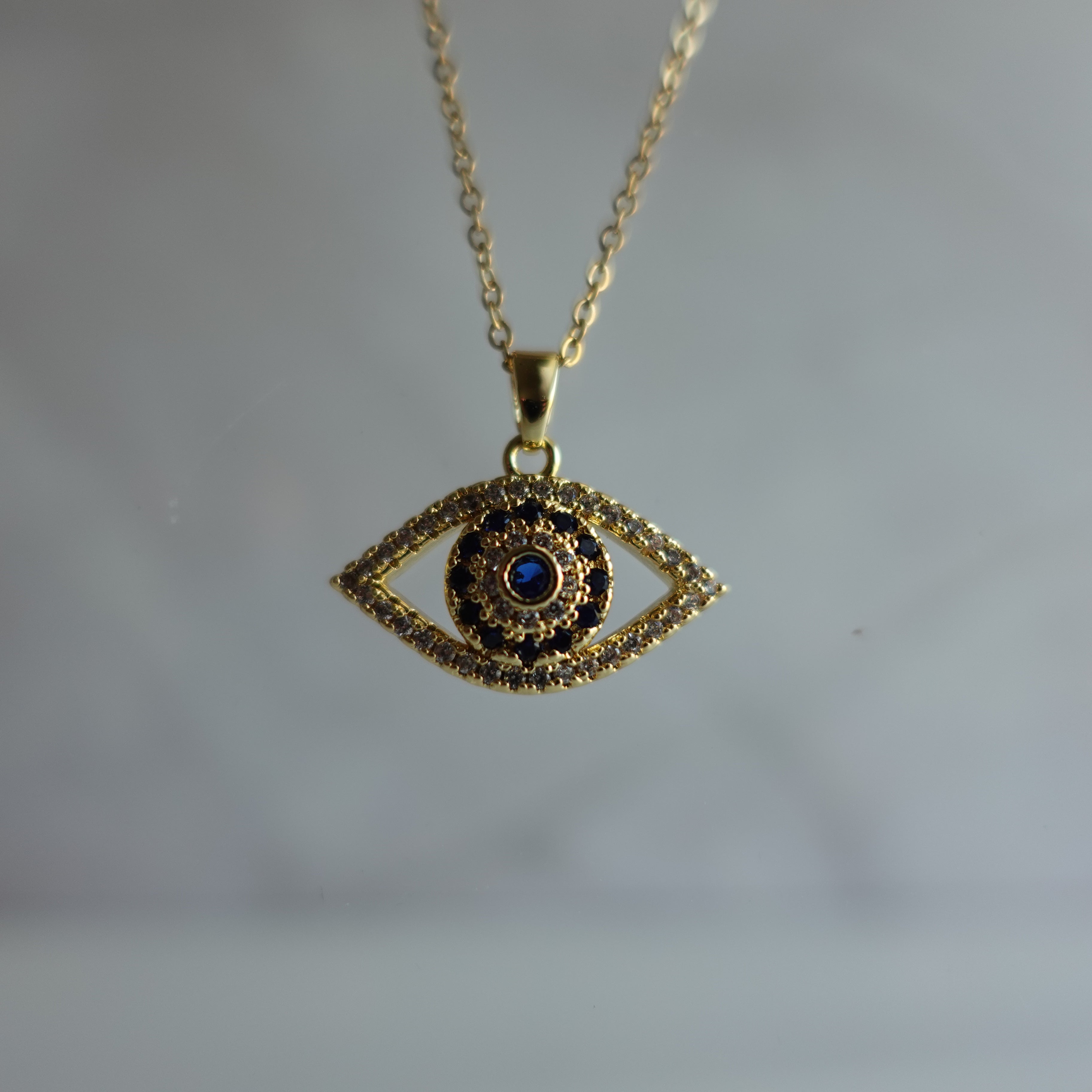 Classic Gold Evil Necklace