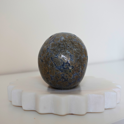 Pyrite Skull Carving