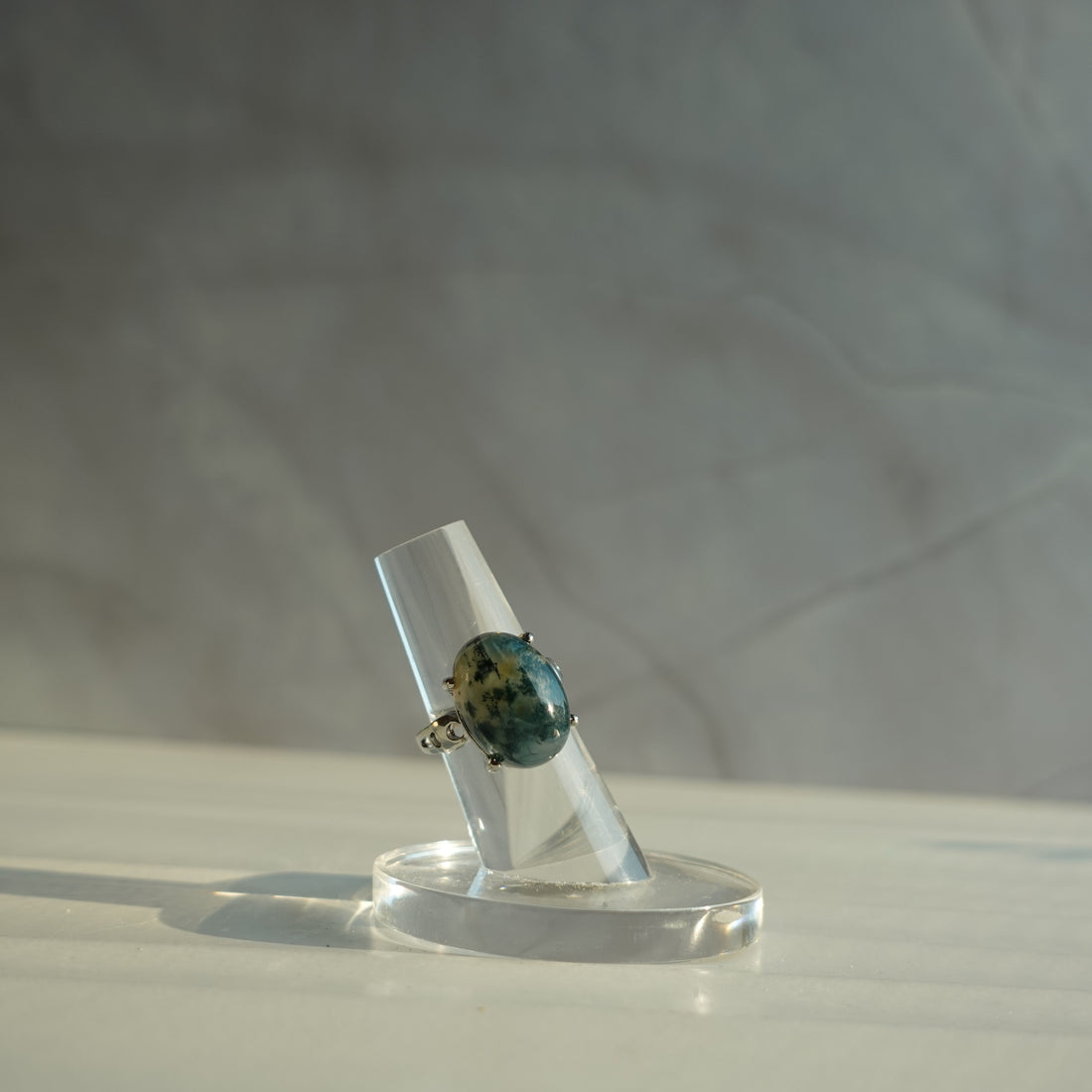 Moss Agate Ring