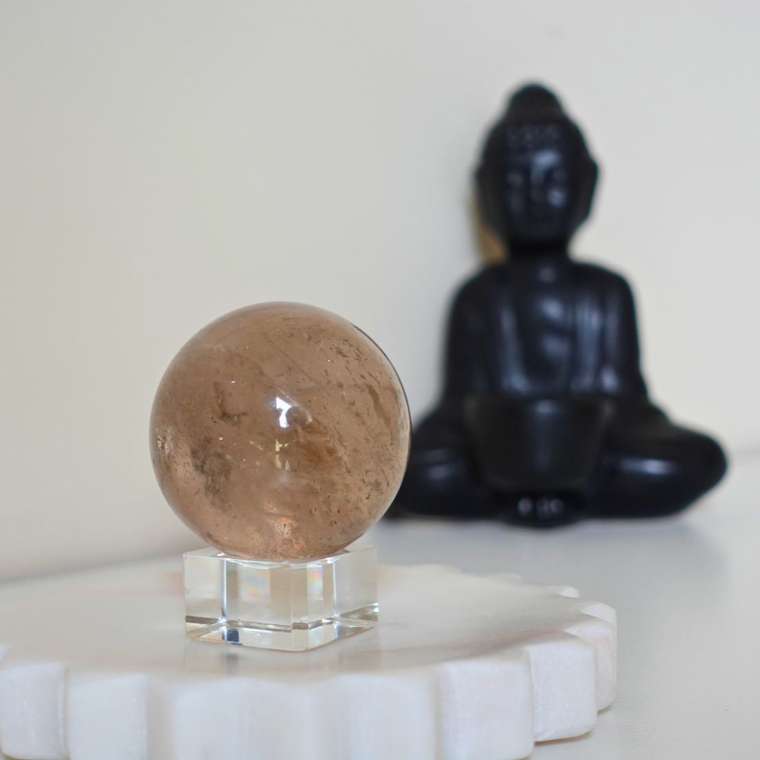 Smoky Quartz Sphere | 22