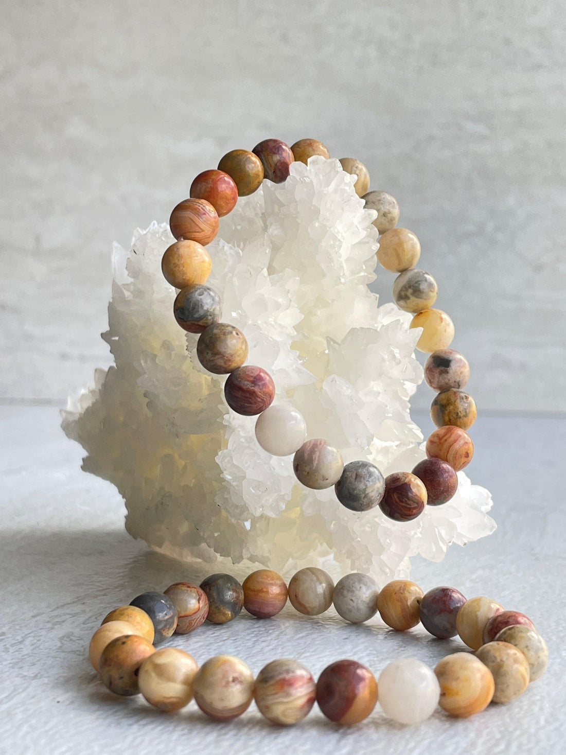 Crazy Lace Agate Bracelet