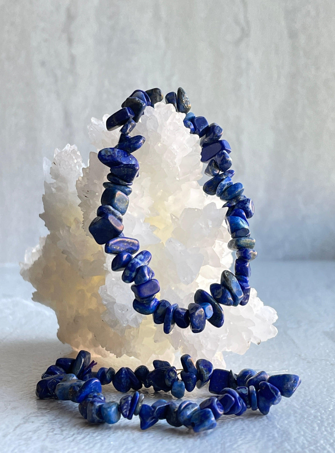 Lapis Lazuli Chipped Bracelet