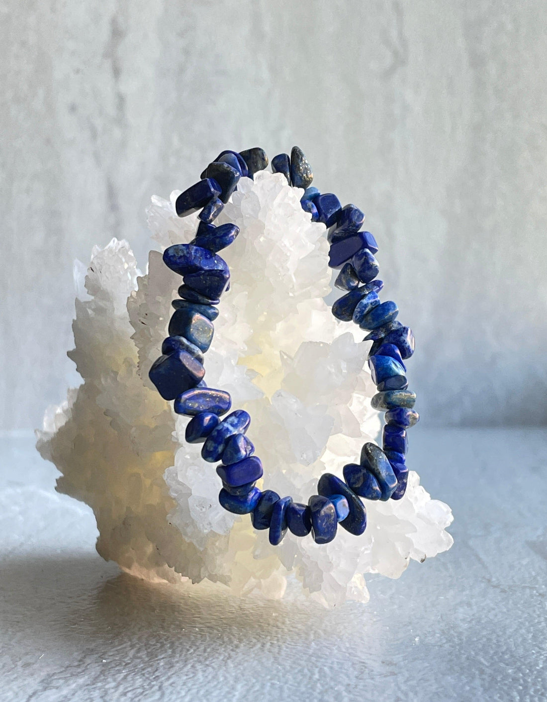 Lapis Lazuli Chipped Bracelet