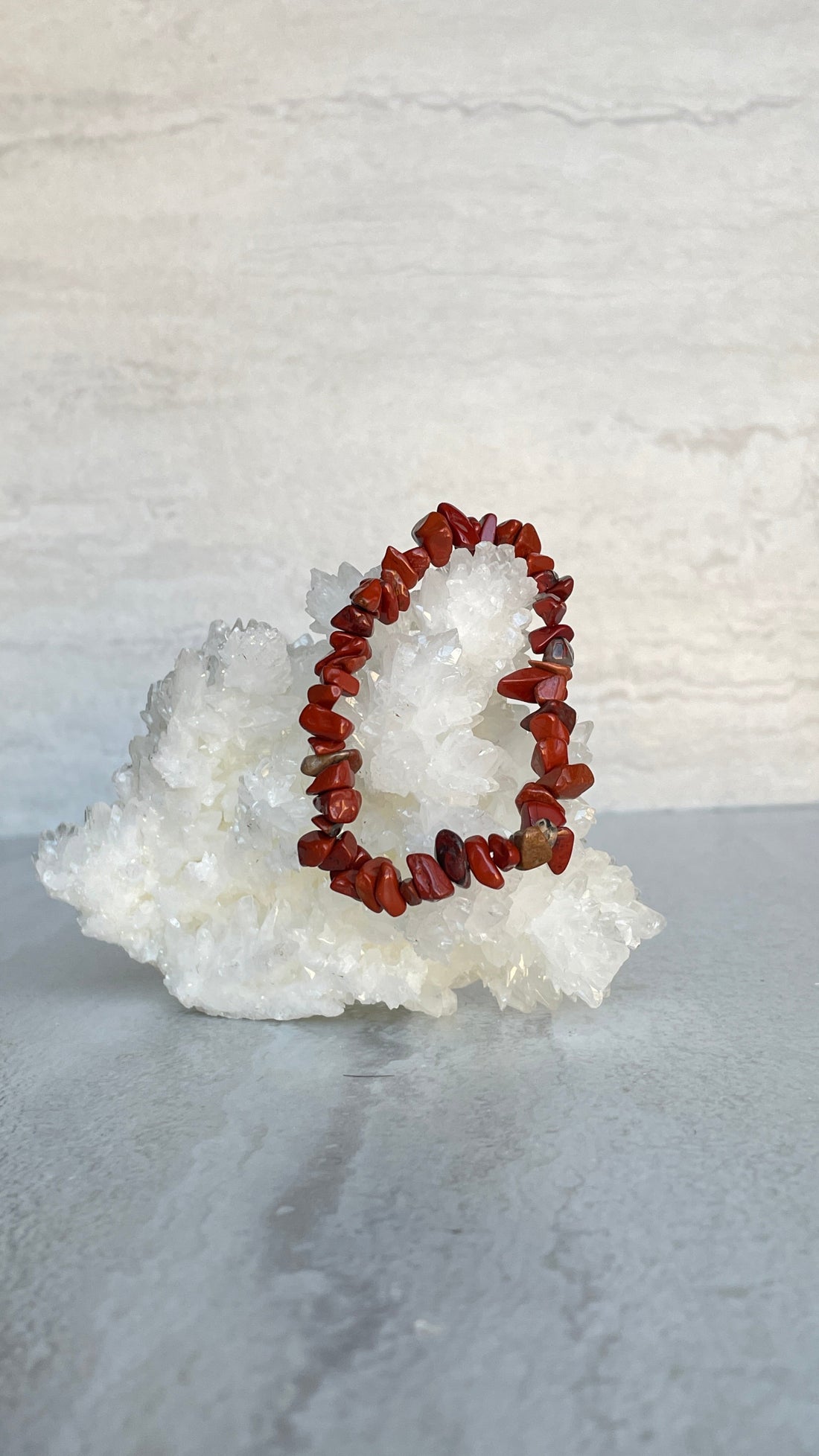 Red Jasper Chips Bracelet