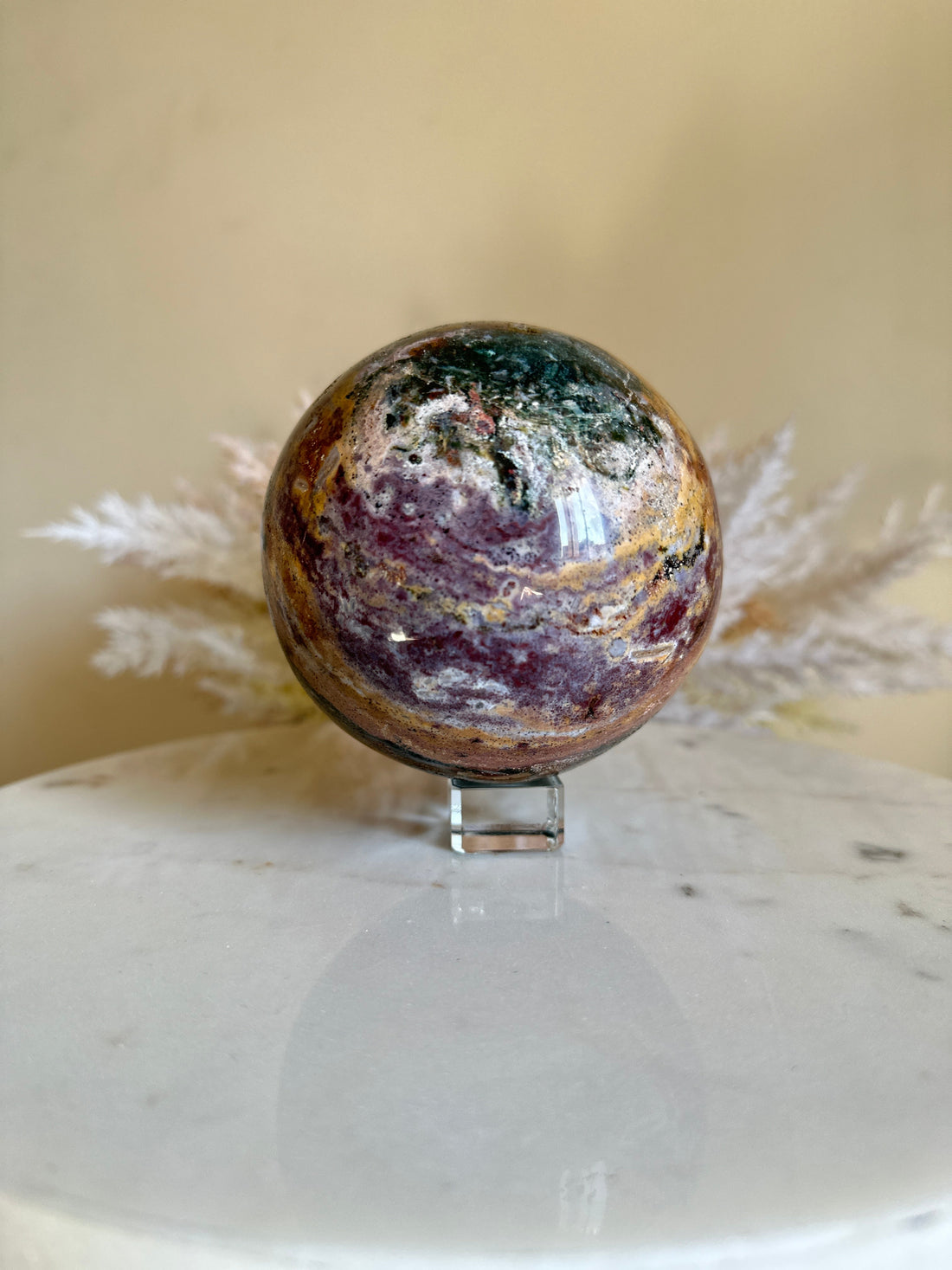 Sea "Ocean" Jasper Sphere | 90