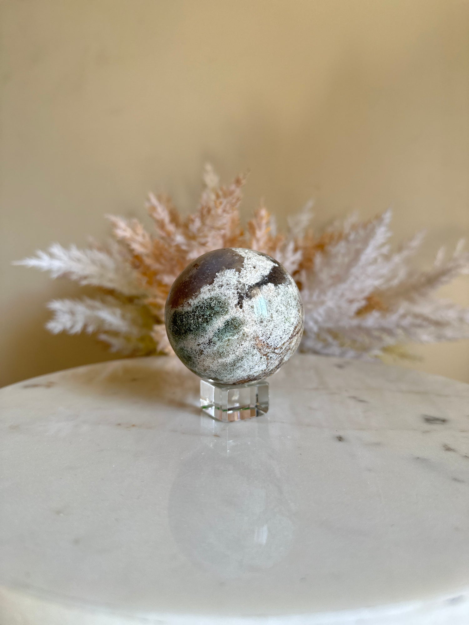 Sea &quot;Ocean&quot; Jasper Sphere | 35