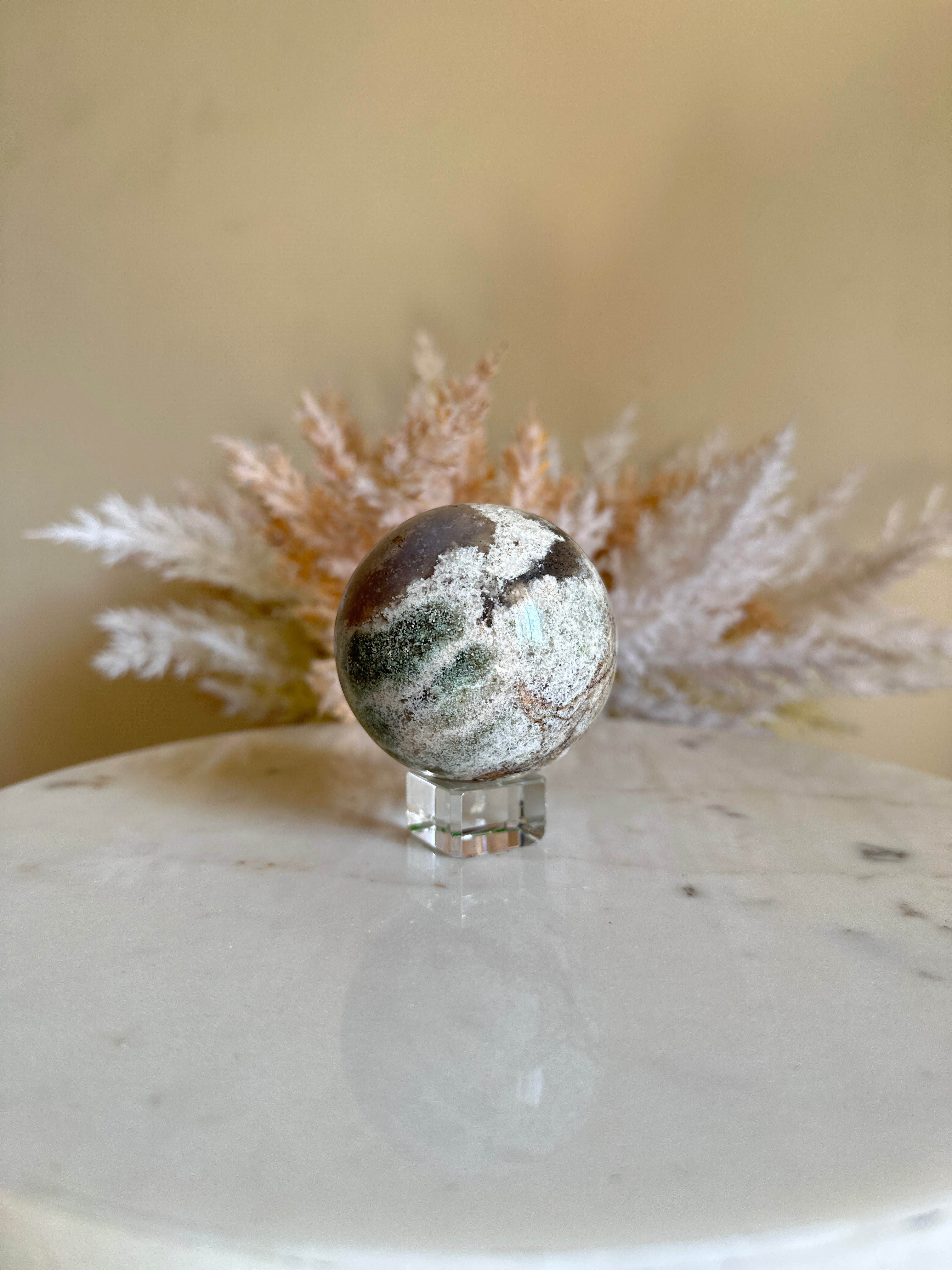 Sea &quot;Ocean&quot; Jasper Sphere | 35