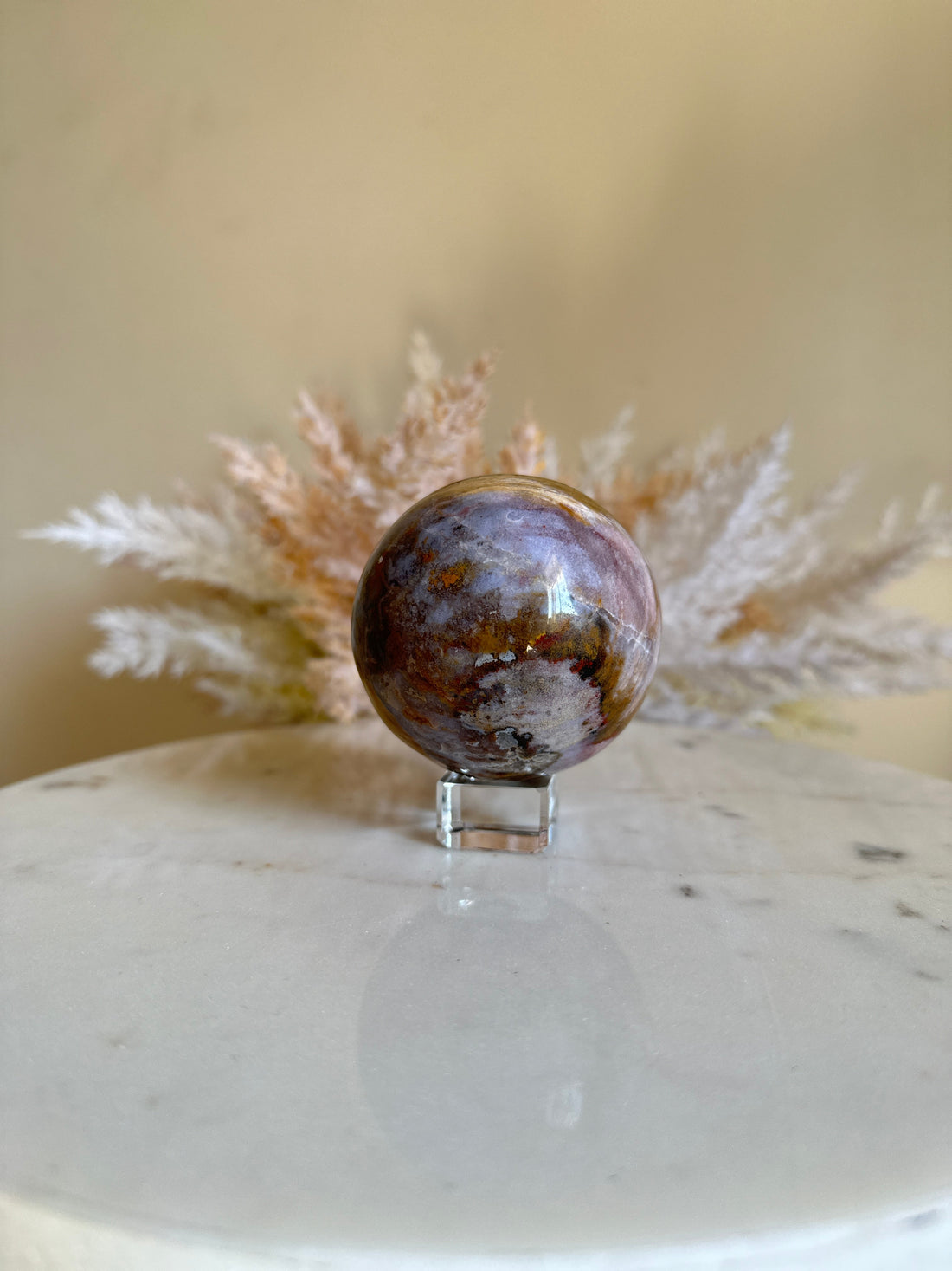 Sea &quot;Ocean&quot; Jasper Sphere | 40