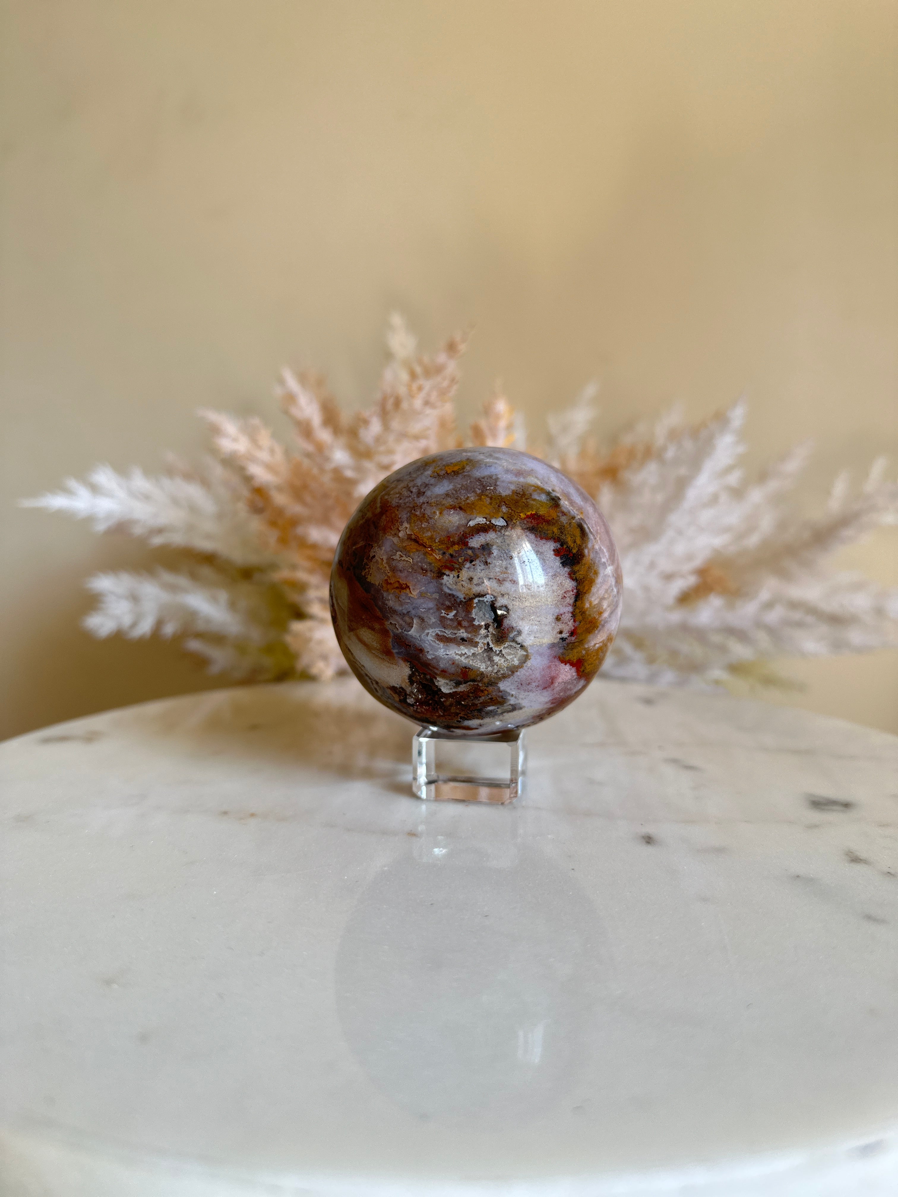 Sea &quot;Ocean&quot; Jasper Sphere | 40