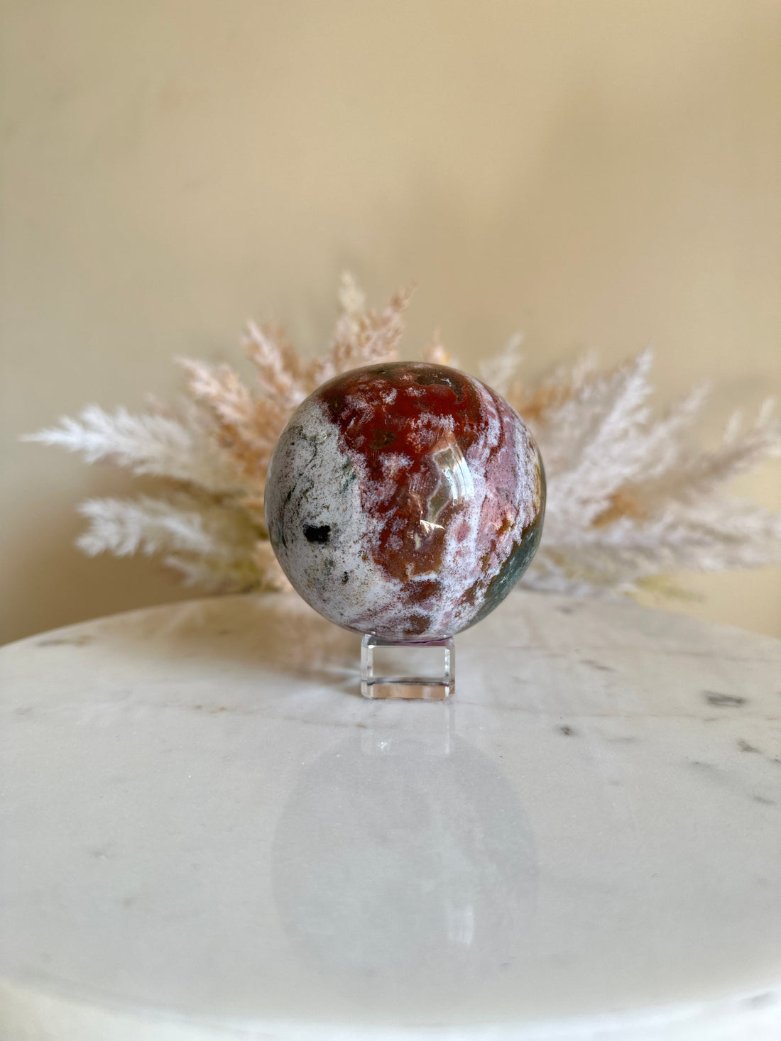 Sea &quot;Ocean&quot; Jasper Sphere | 50
