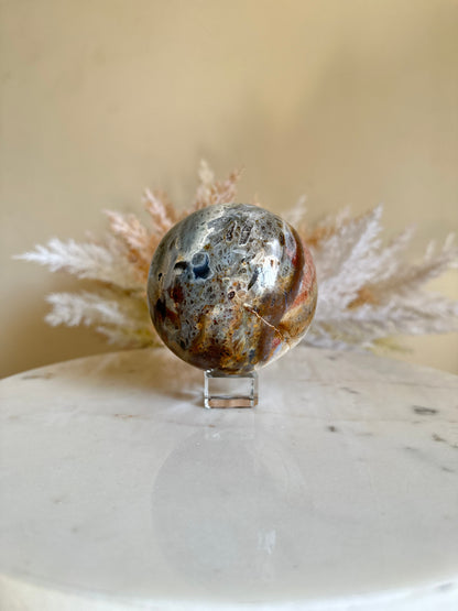 Sea &quot;Ocean&quot; Jasper Sphere | 50
