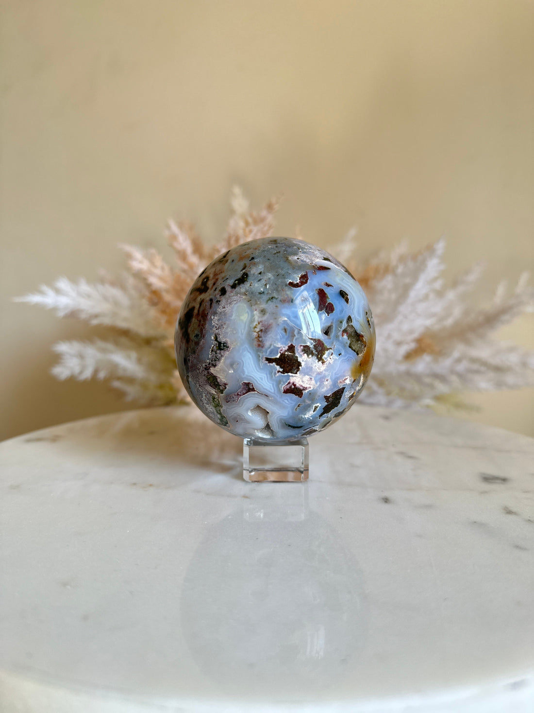 Sea &quot;Ocean&quot; Jasper Sphere | 55