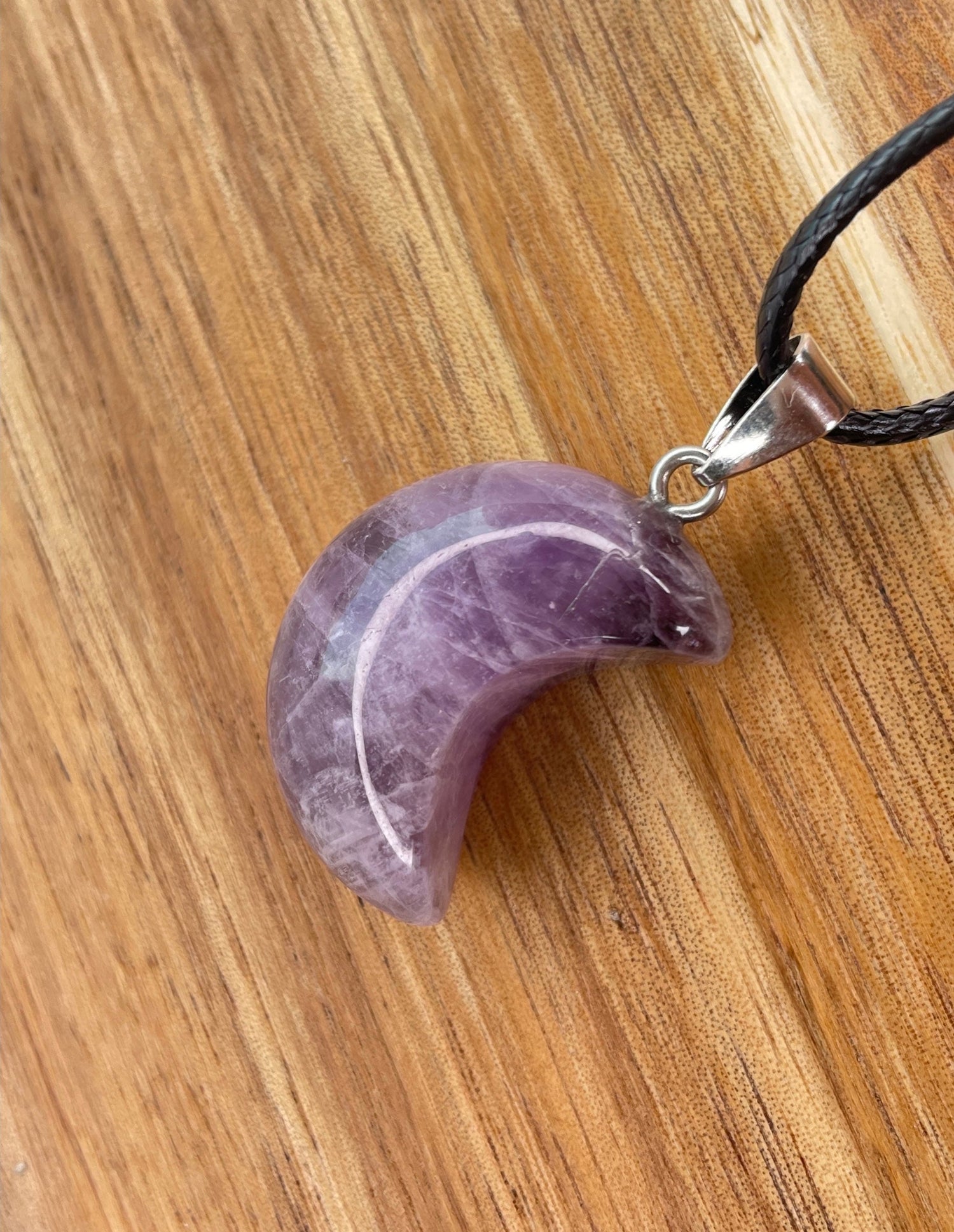 Amethyst Moon Necklace