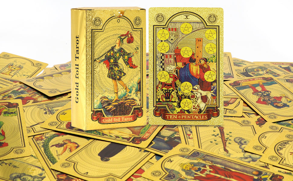 Luxury Gold Foil Classic Tarot Deck